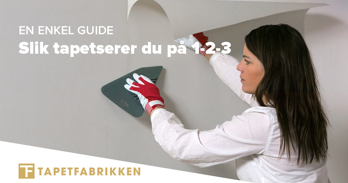 Tapetguide: Hvordan tapetsere vegg og hjørner