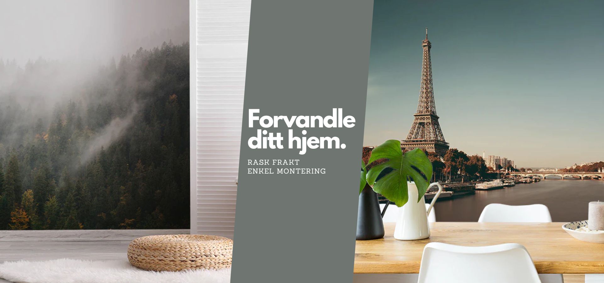 Inspirerende & eventyrlige fototapeter
