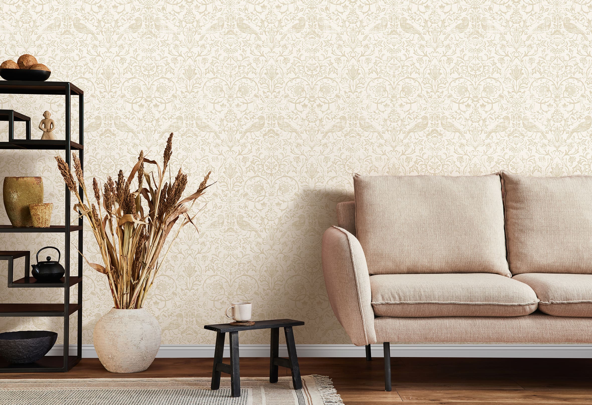 Beige tapet