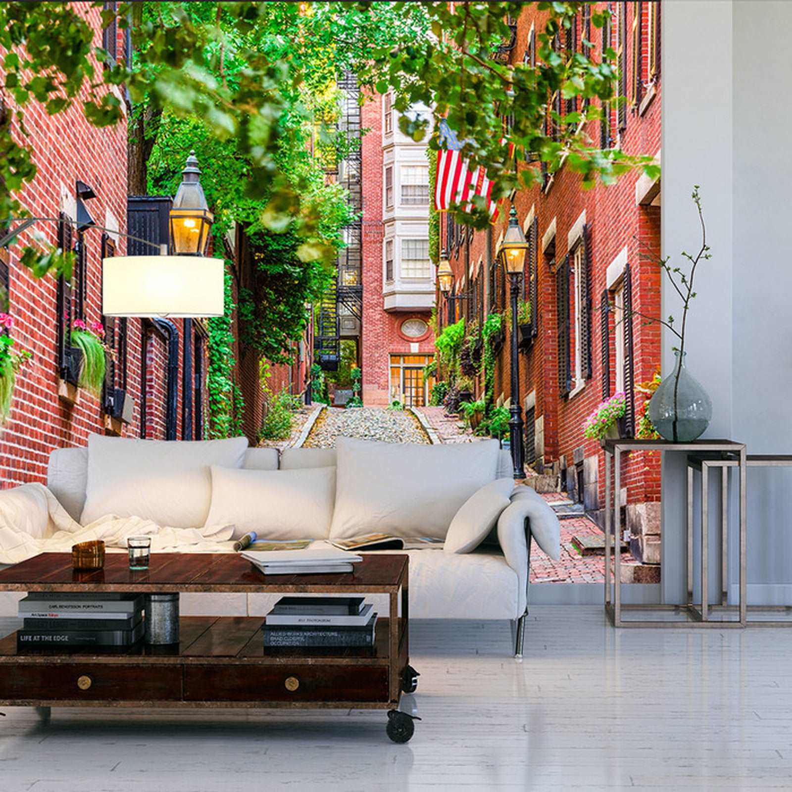 Fototapet Alley Town