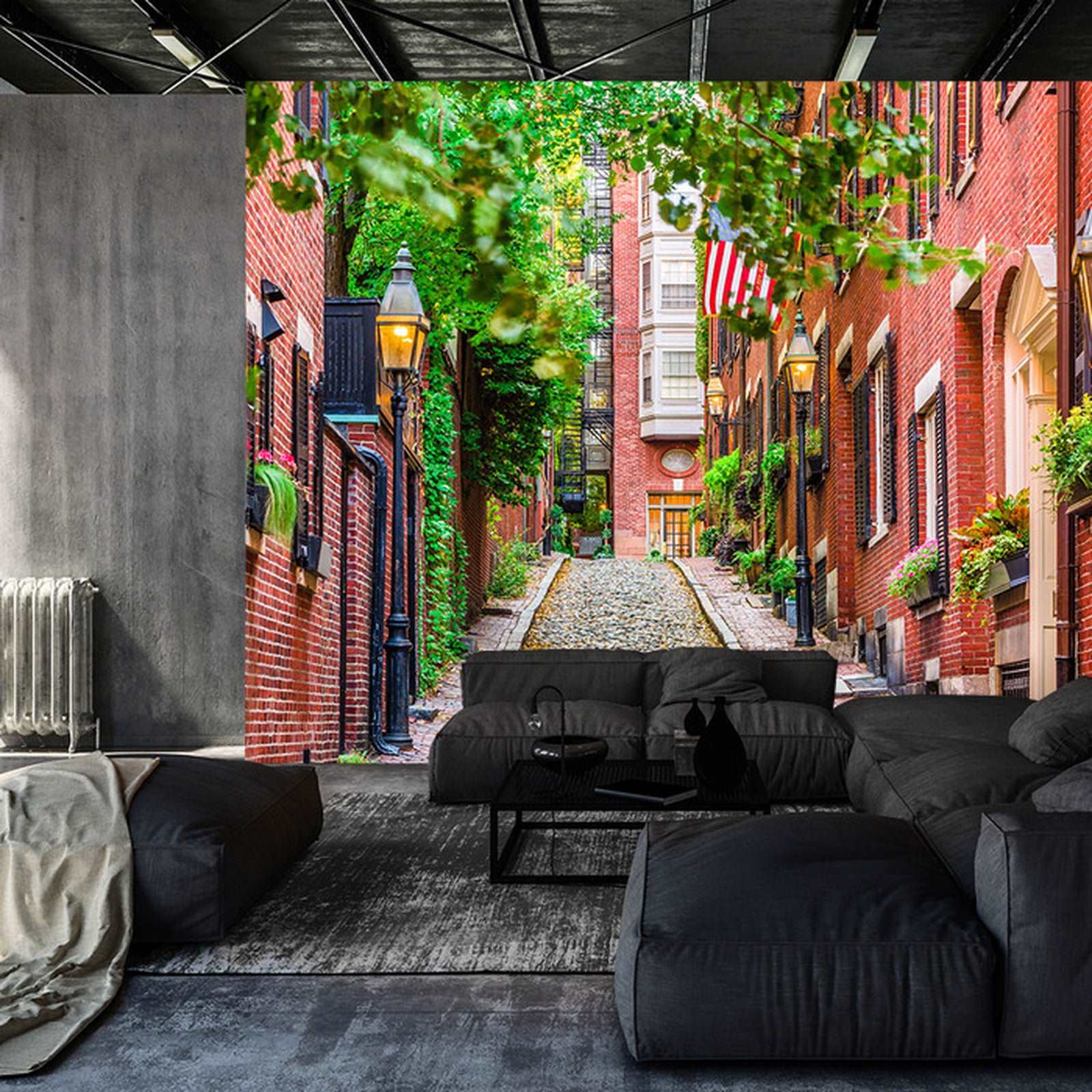 Fototapet Alley Town