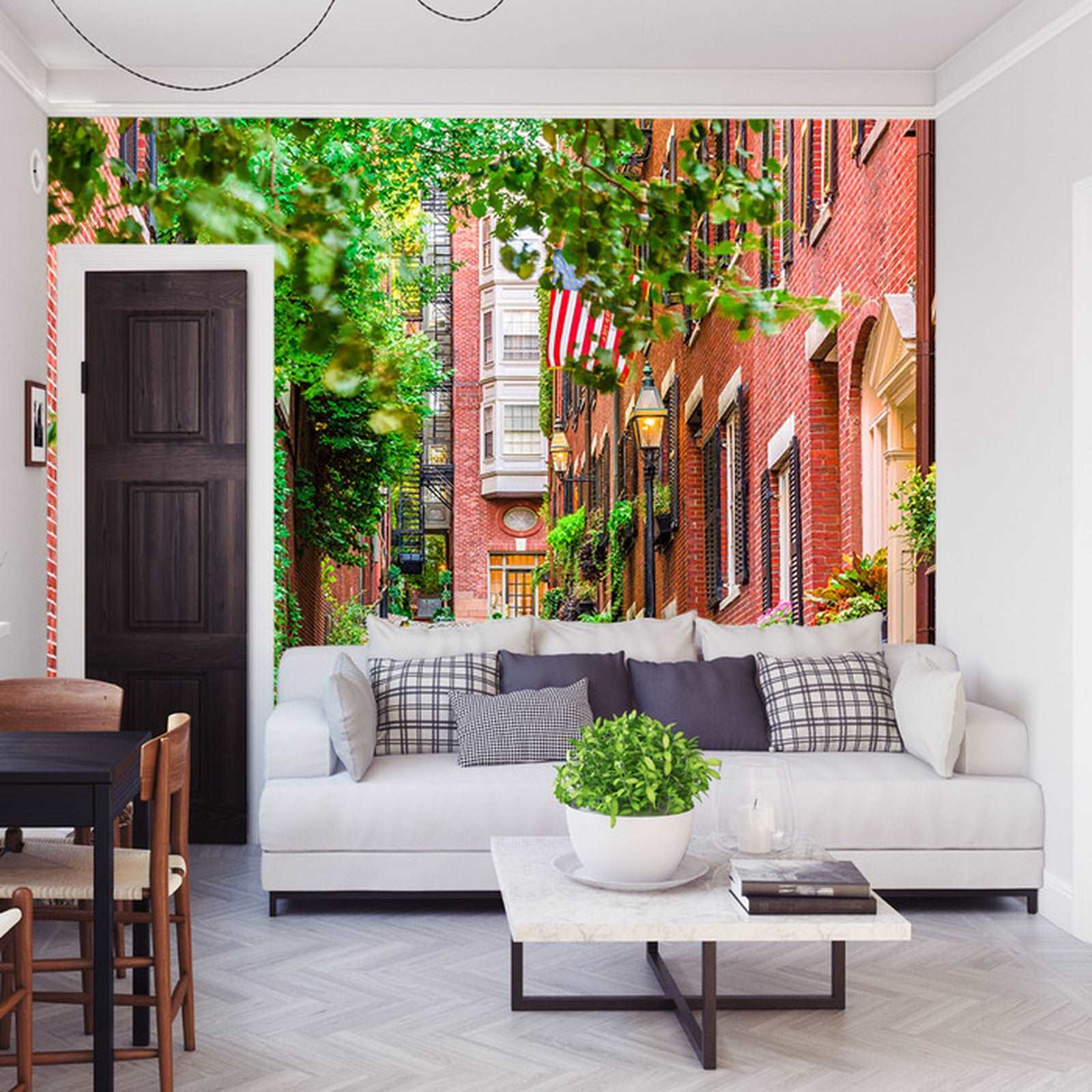 Fototapet Alley Town