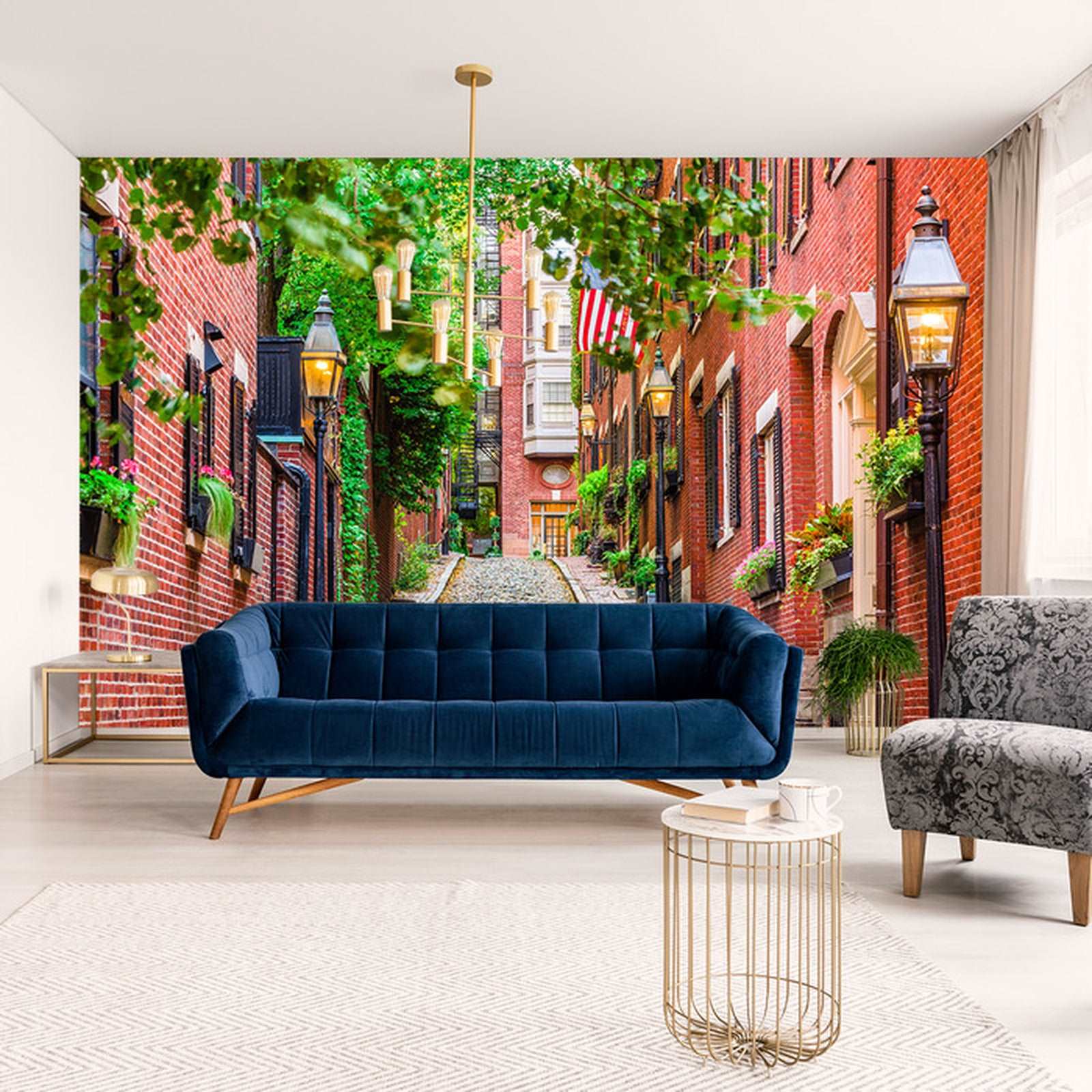 Fototapet Alley Town