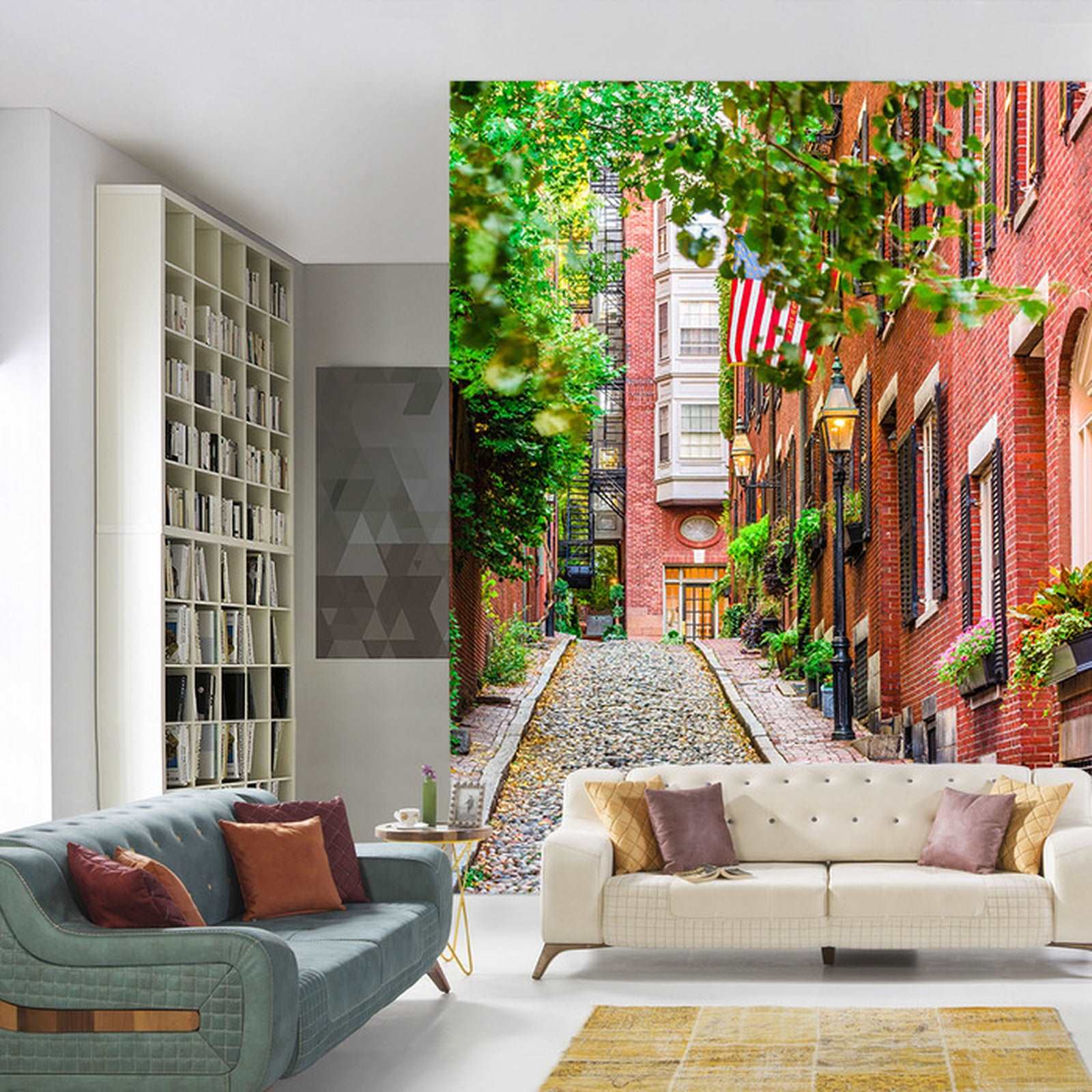 Fototapet Alley Town