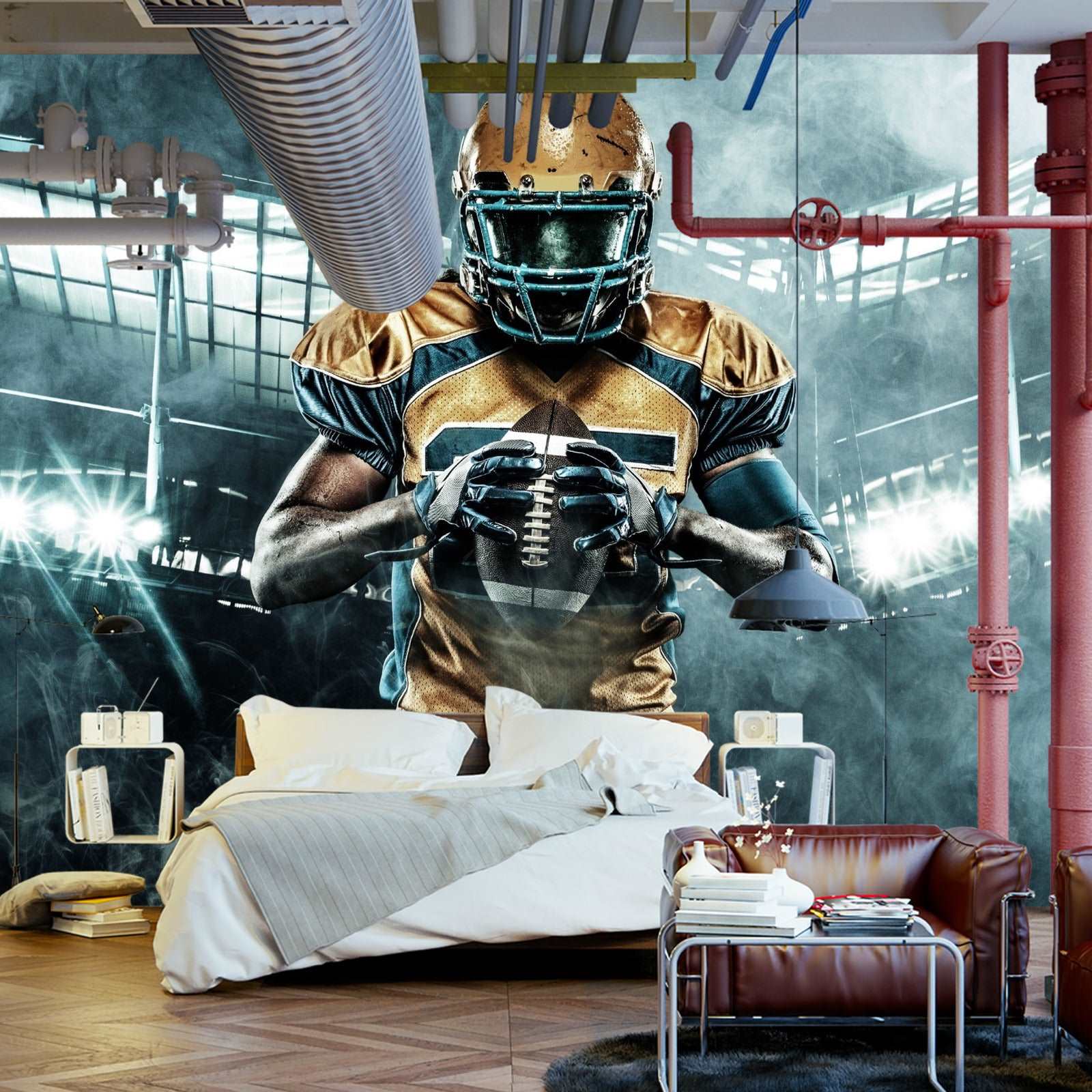 Fototapet Av Amerikanske Idrettsutøvere