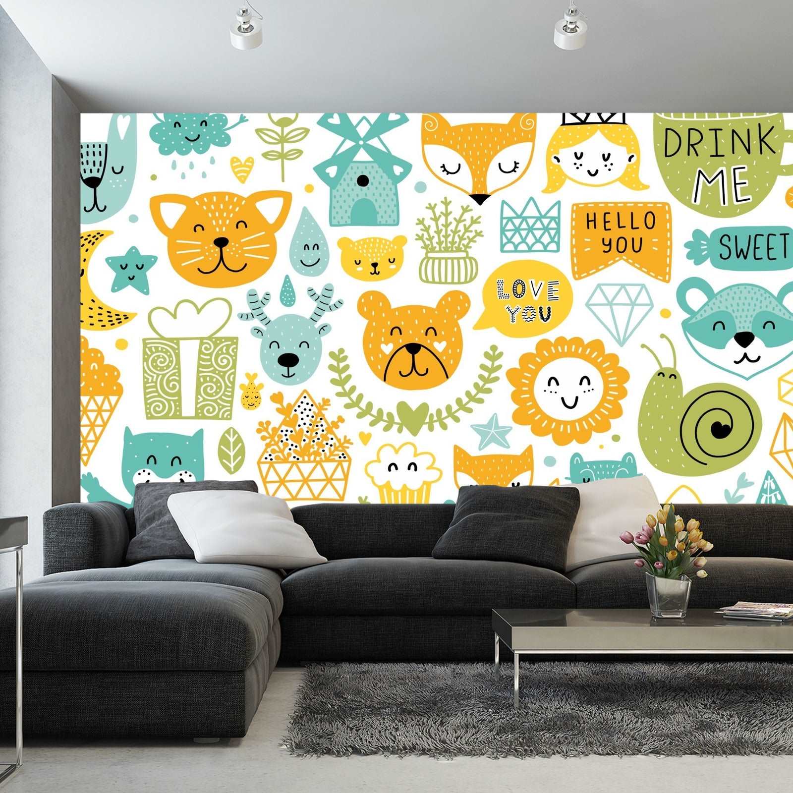 Fototapet Bamser Og Planter