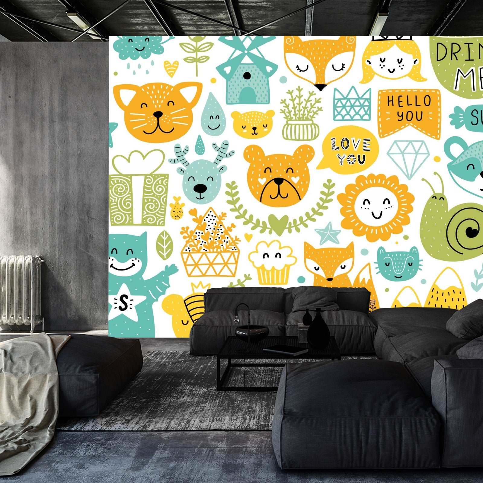 Fototapet Bamser Og Planter