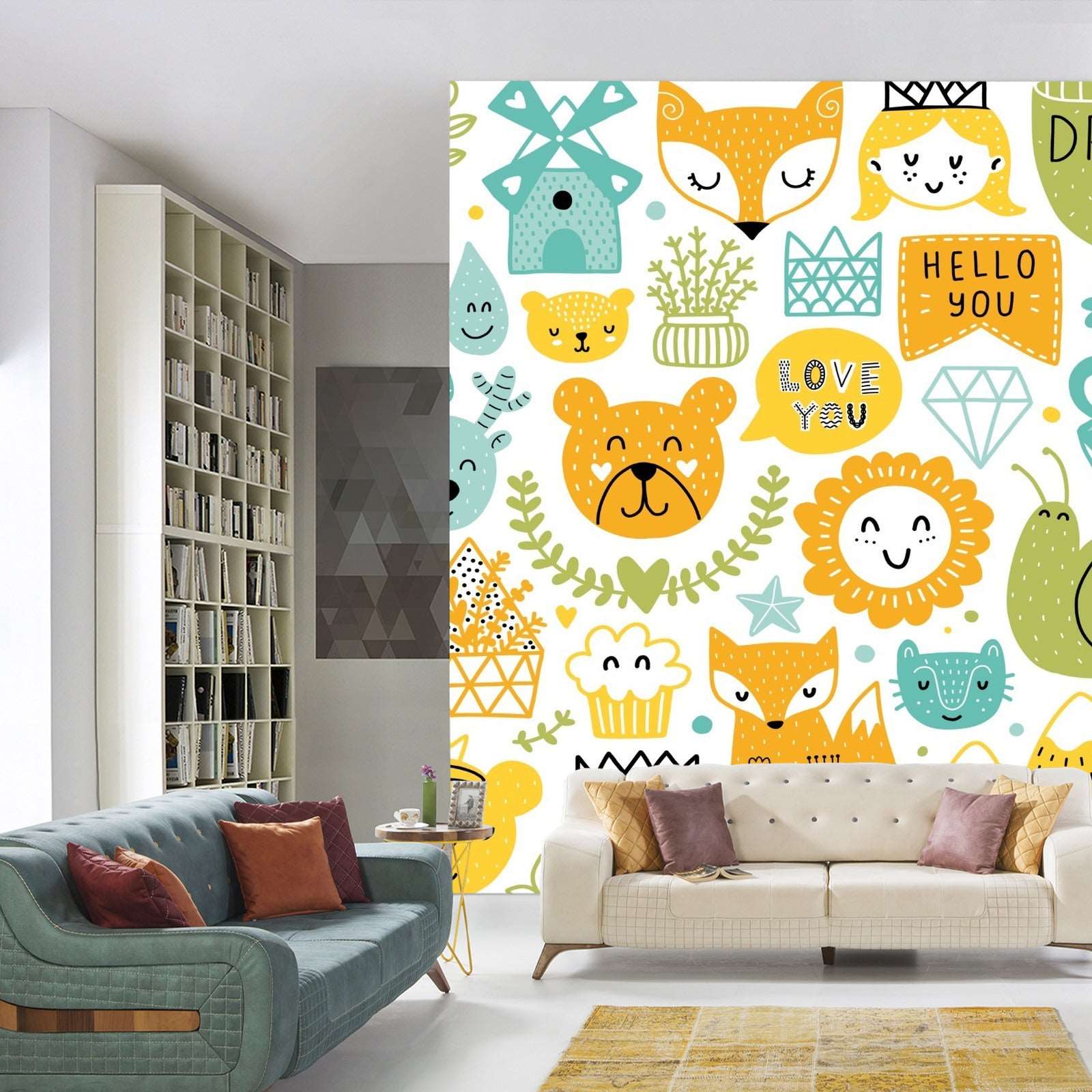 Fototapet Bamser Og Planter