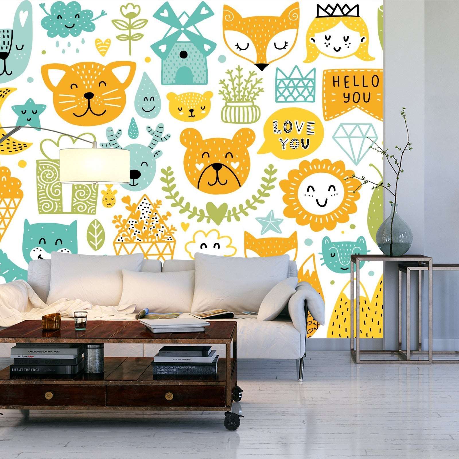 Fototapet Bamser Og Planter