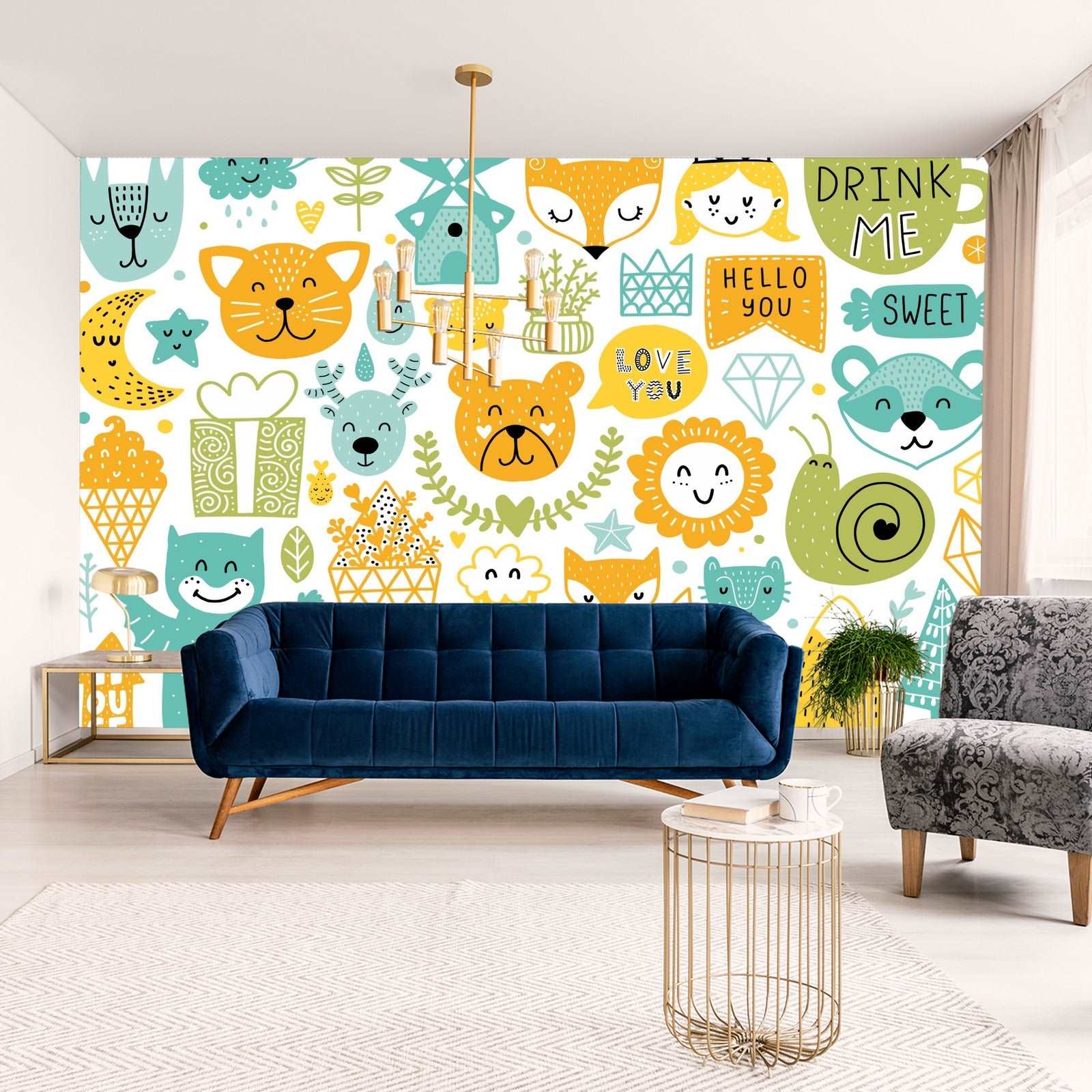 Fototapet Bamser Og Planter