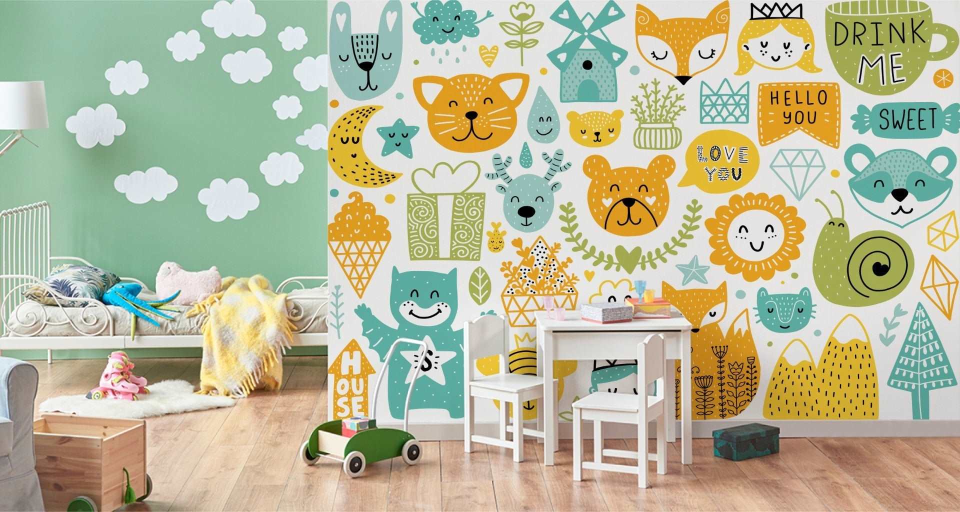 Fototapet Bamser Og Planter