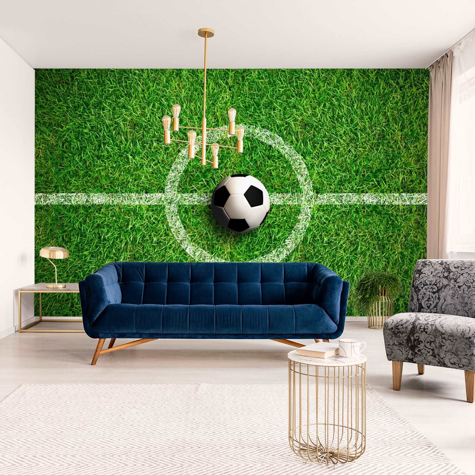 Fototapet Ball I Midten Av Banen