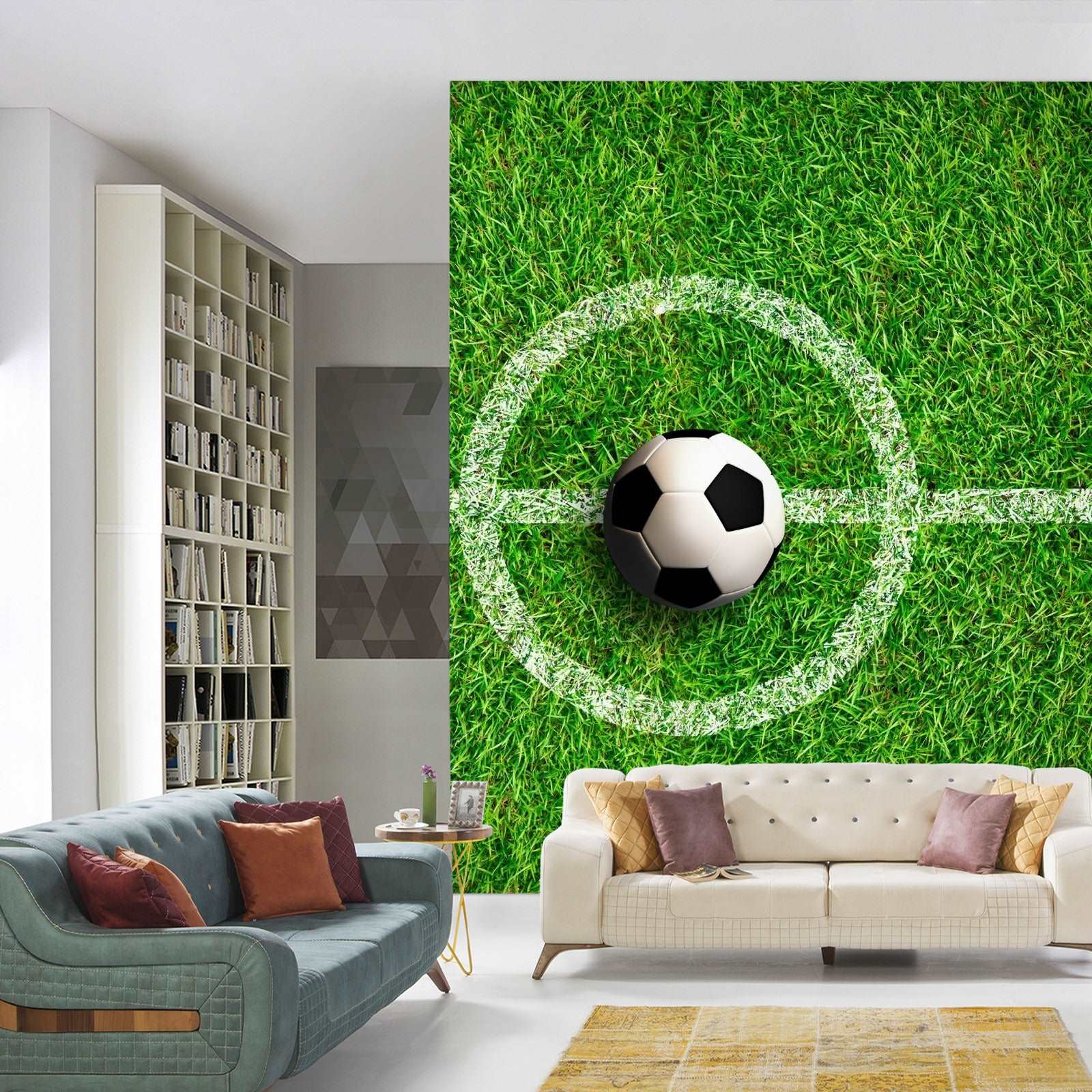 Fototapet Ball I Midten Av Banen