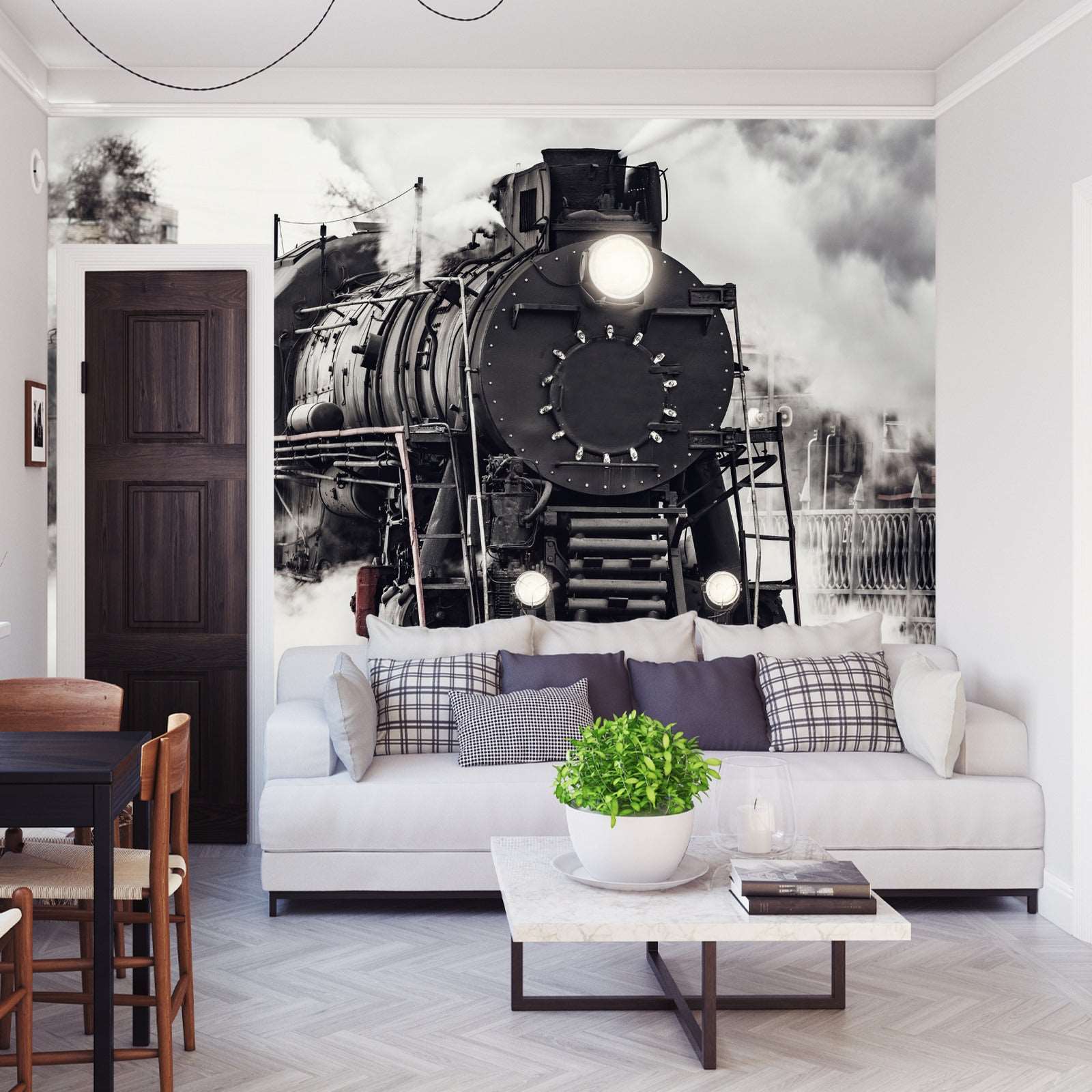 Fototapet Antikke Damptog