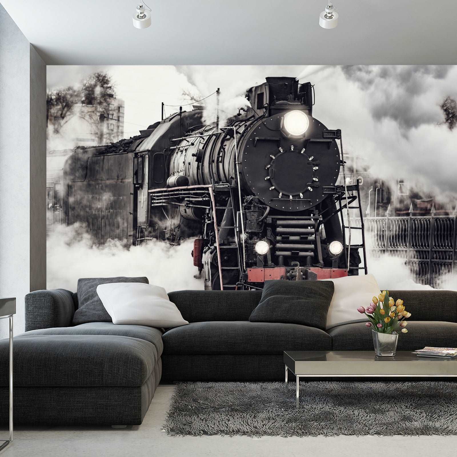 Fototapet Antikke Damptog