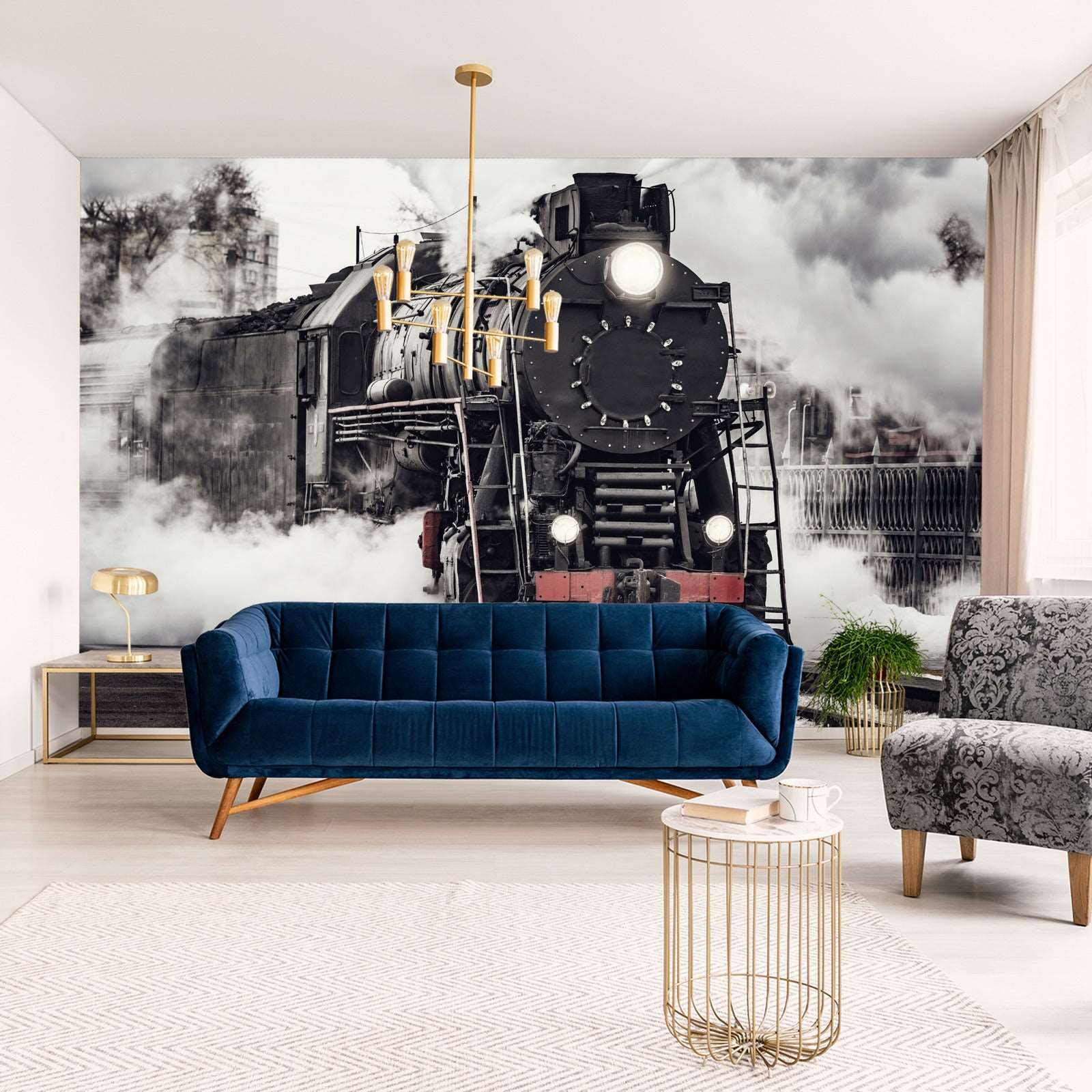 Fototapet Antikke Damptog