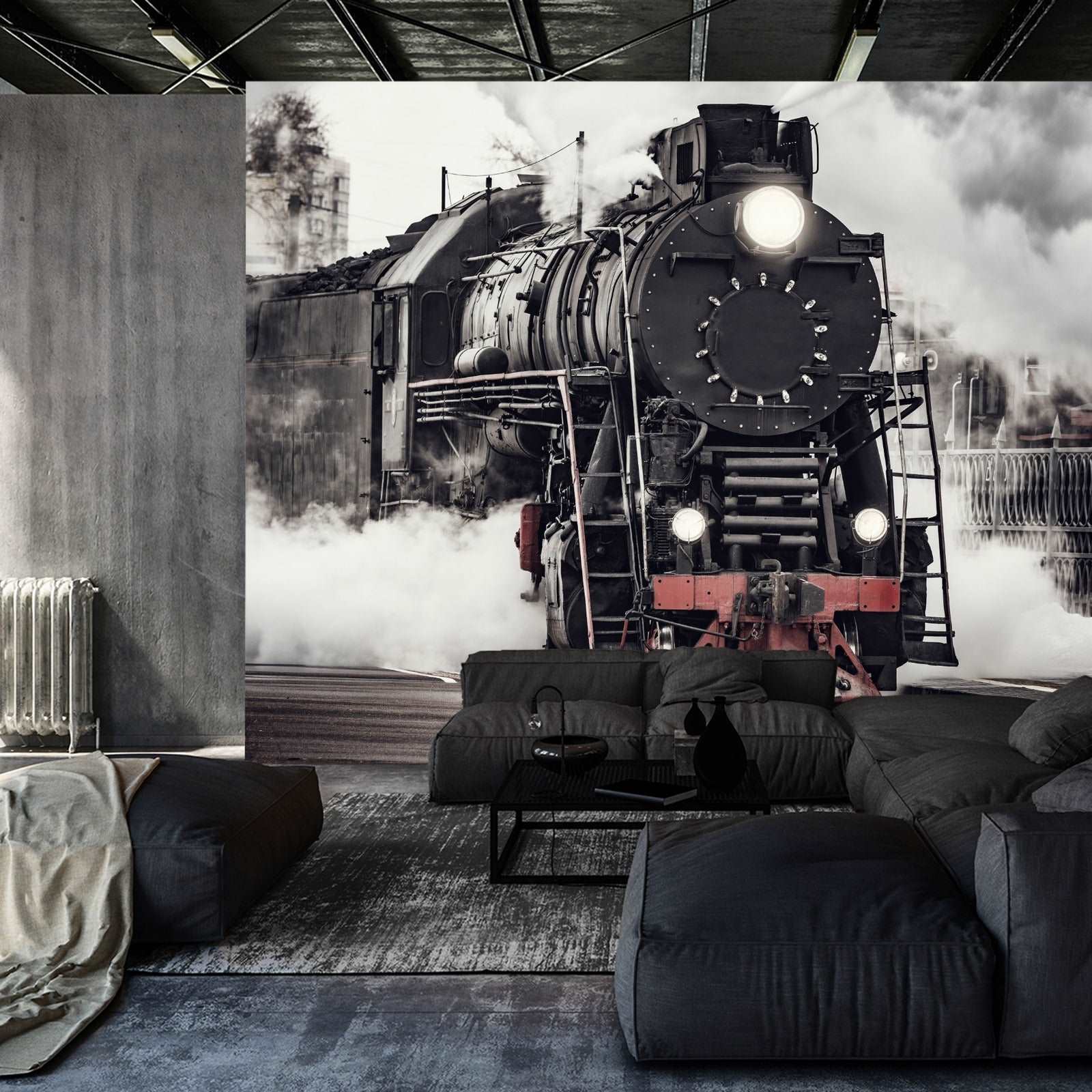 Fototapet Antikke Damptog