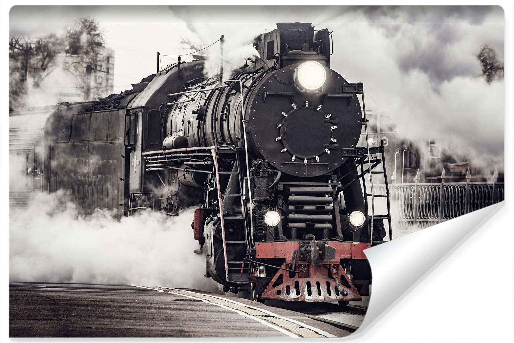 Fototapet Antikke Damptog