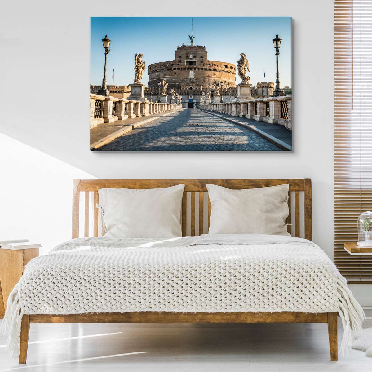 3d-visning av slottet st. angelo i roma