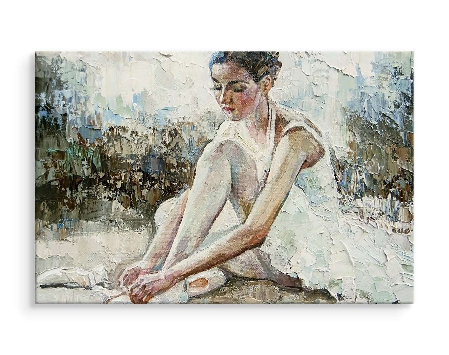 Ballerina før showet