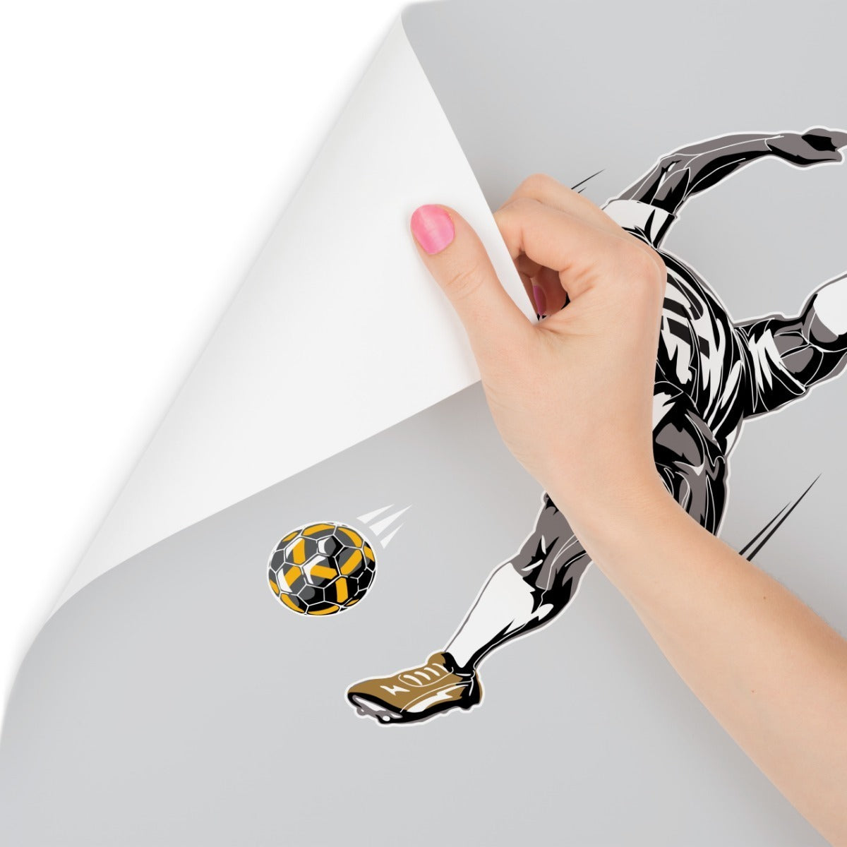 Fototapet Fotballspiller Under Spillet