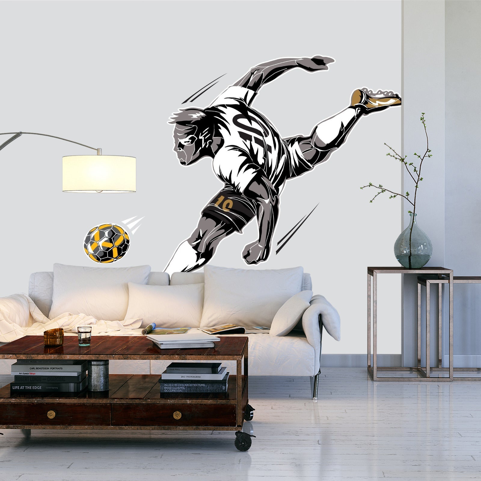 Fototapet Fotballspiller Under Spillet