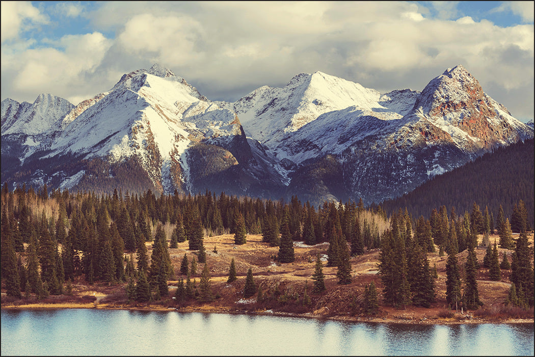 Fototapet Fjelltopper