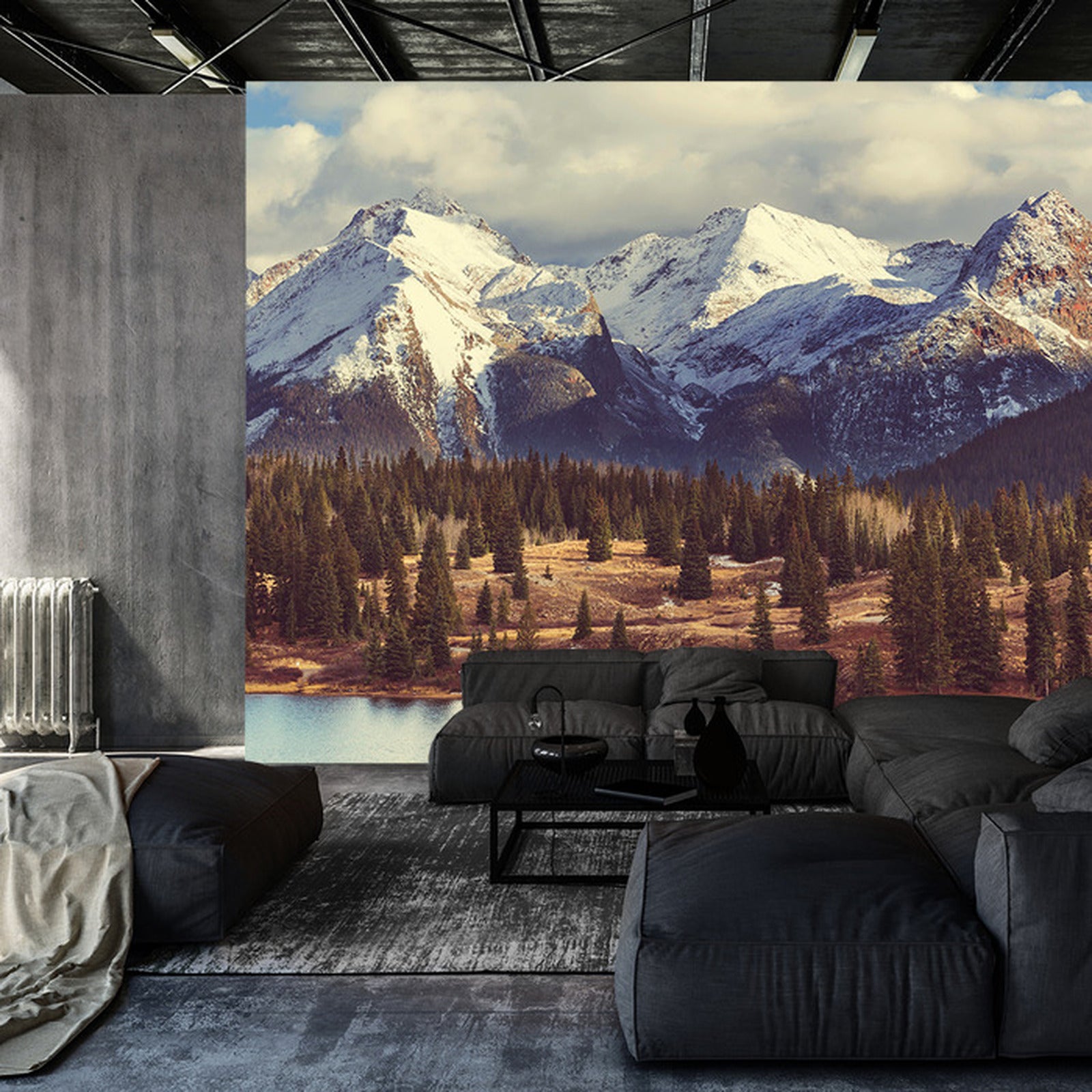 Fototapet Fjelltopper