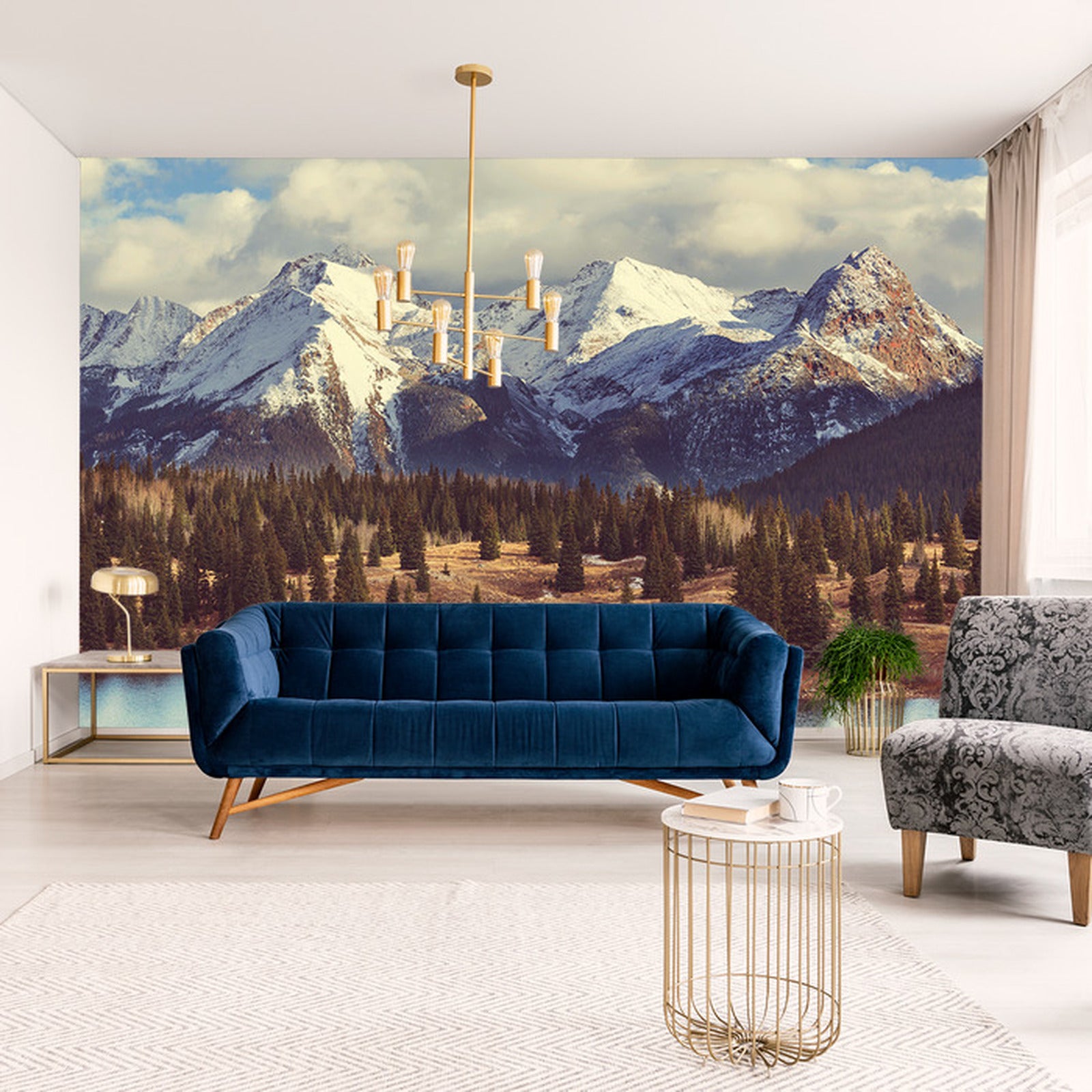 Fototapet Fjelltopper