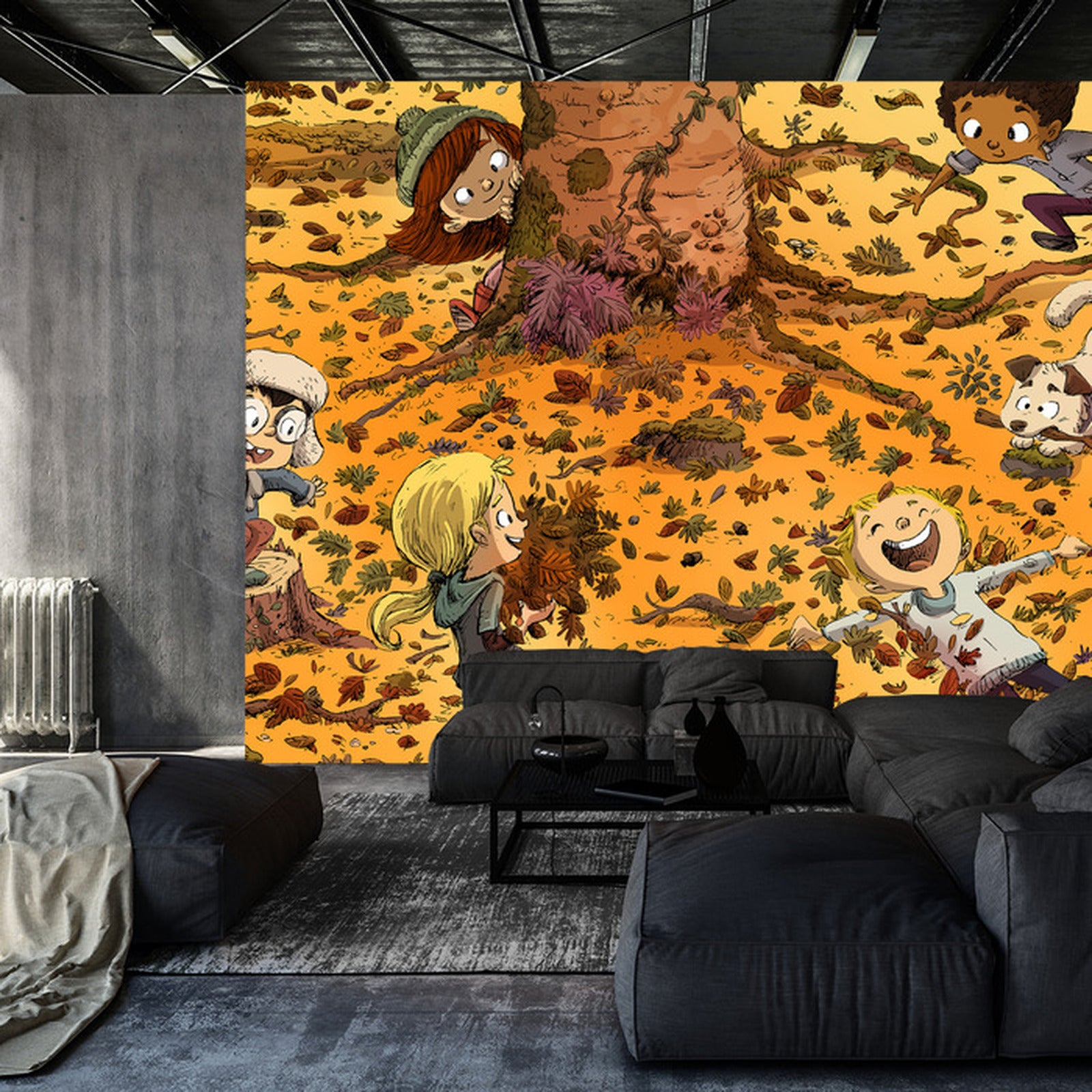 Fototapet For Barn - Moro I Skogen