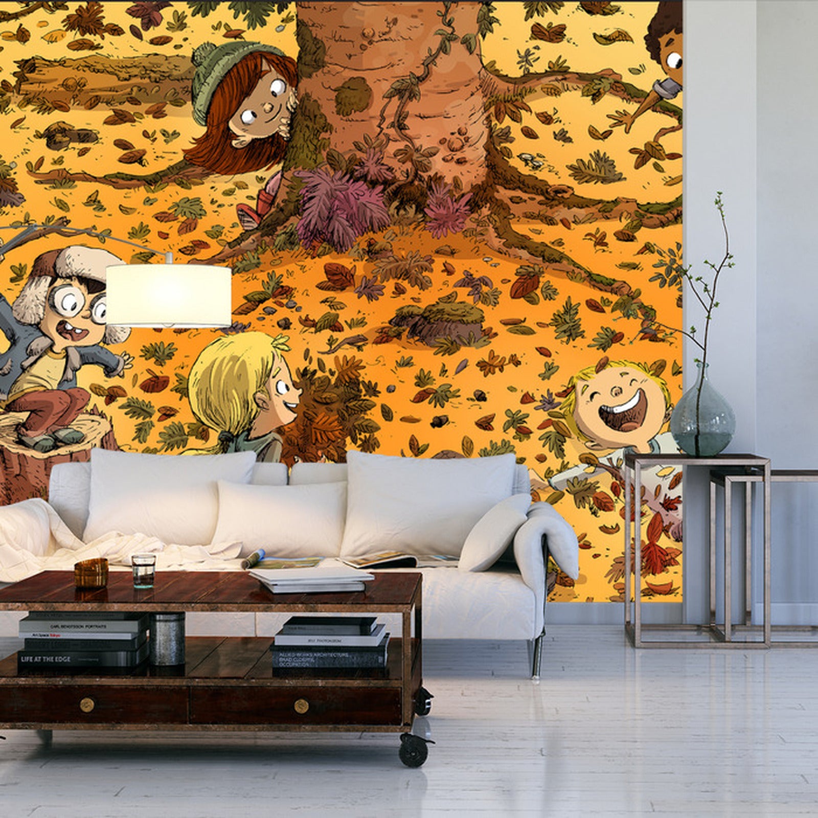 Fototapet For Barn - Moro I Skogen