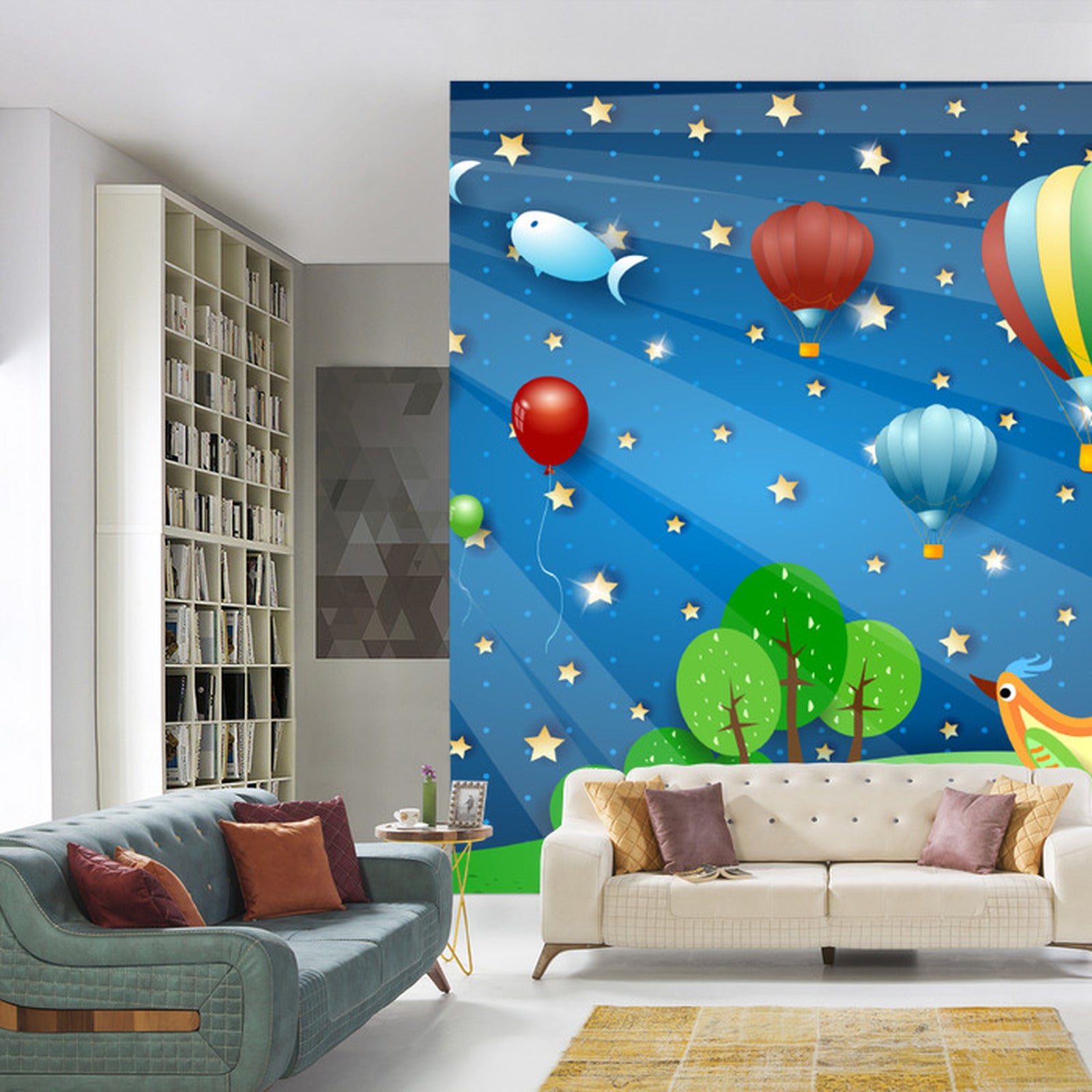 Fototapet For Barn - Magisk Natt