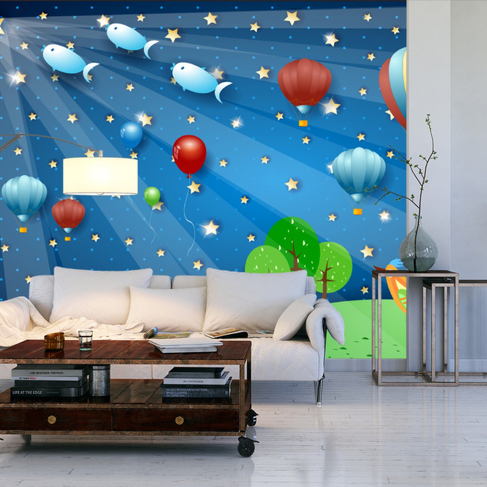 Fototapet For Barn - Magisk Natt