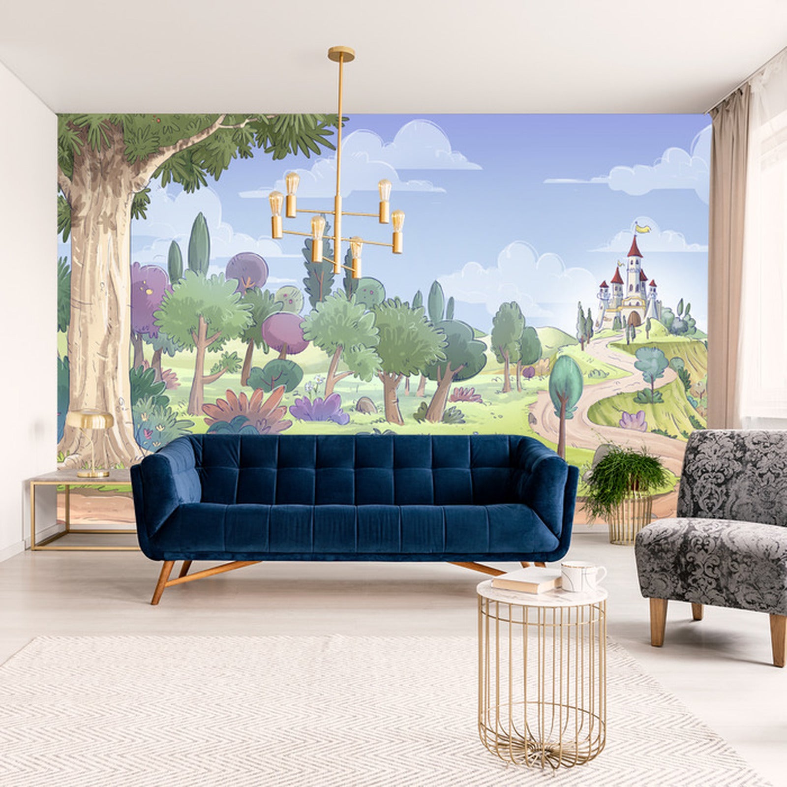 Fototapet For Barn - Slott I Det Fjerne