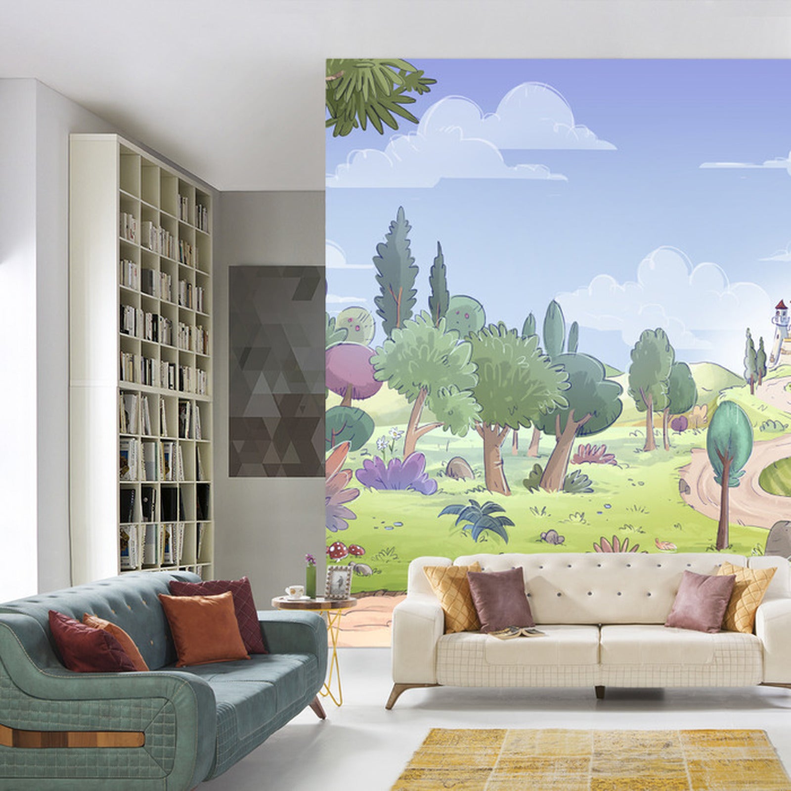 Fototapet For Barn - Slott I Det Fjerne