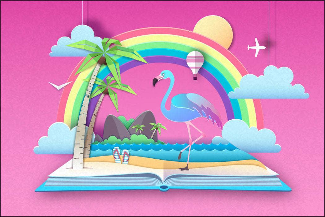 Fototapet For Barn - Vellykket Sommerferie