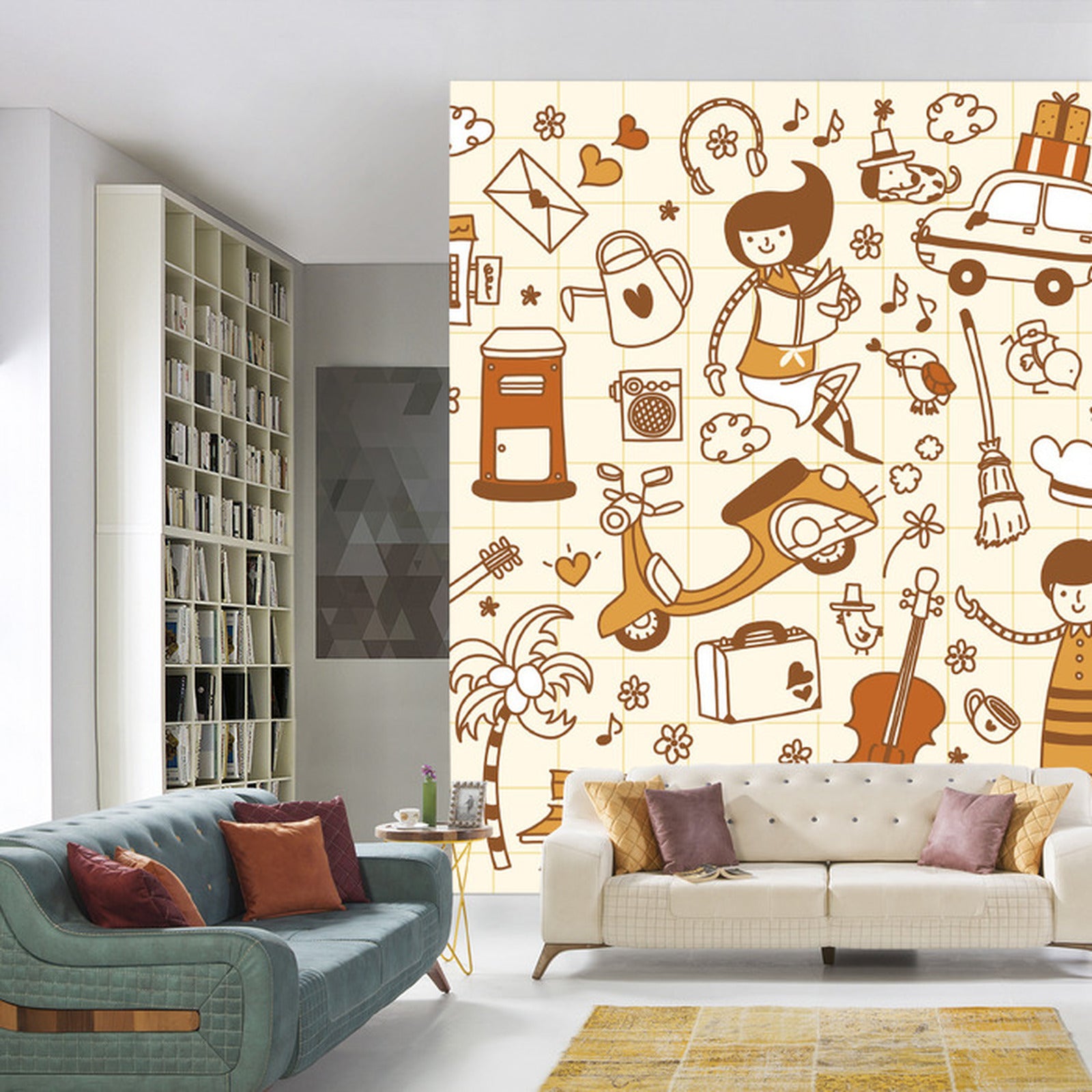 Fototapet For Barn - Lekende Barn