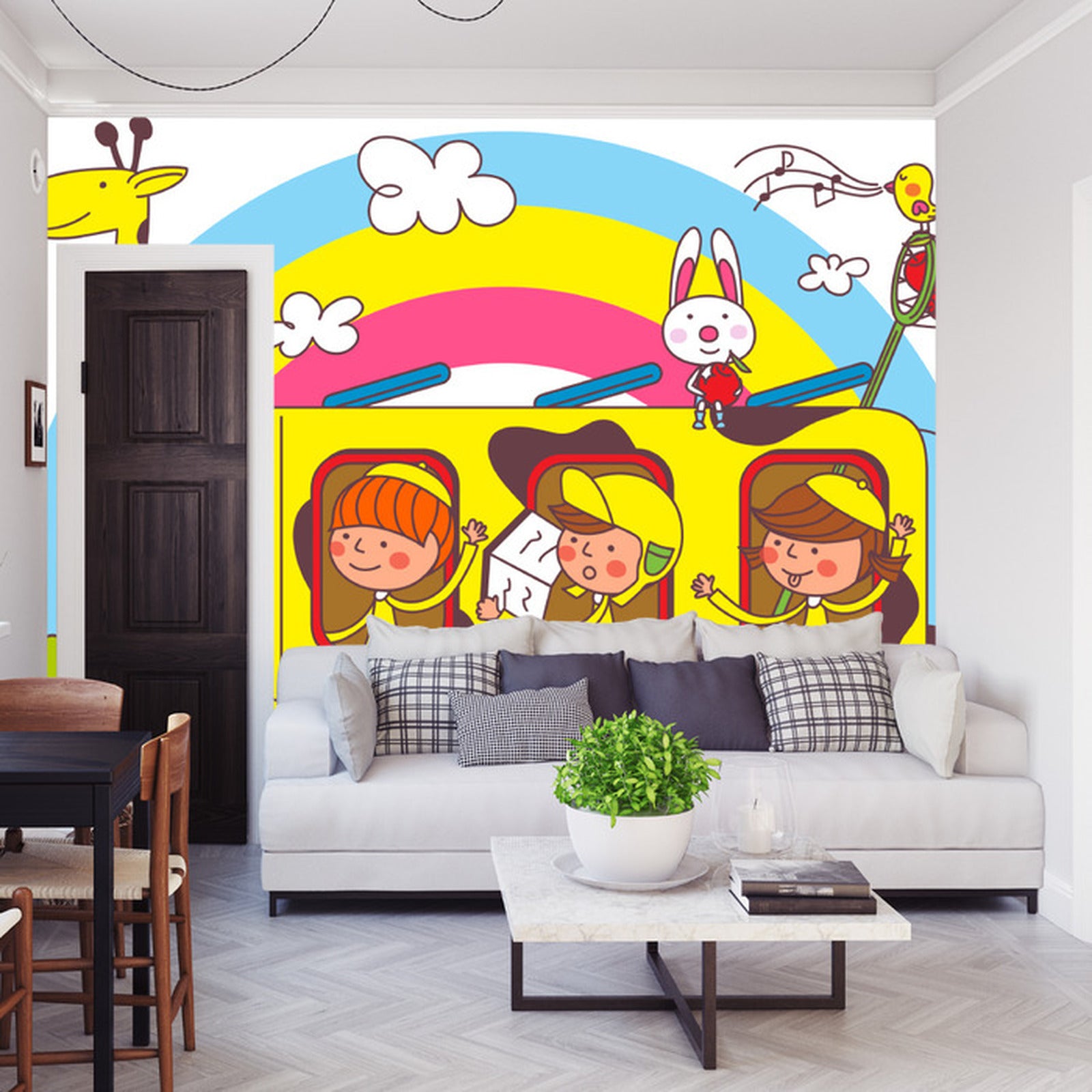 Fototapet For Barn - Skoletur