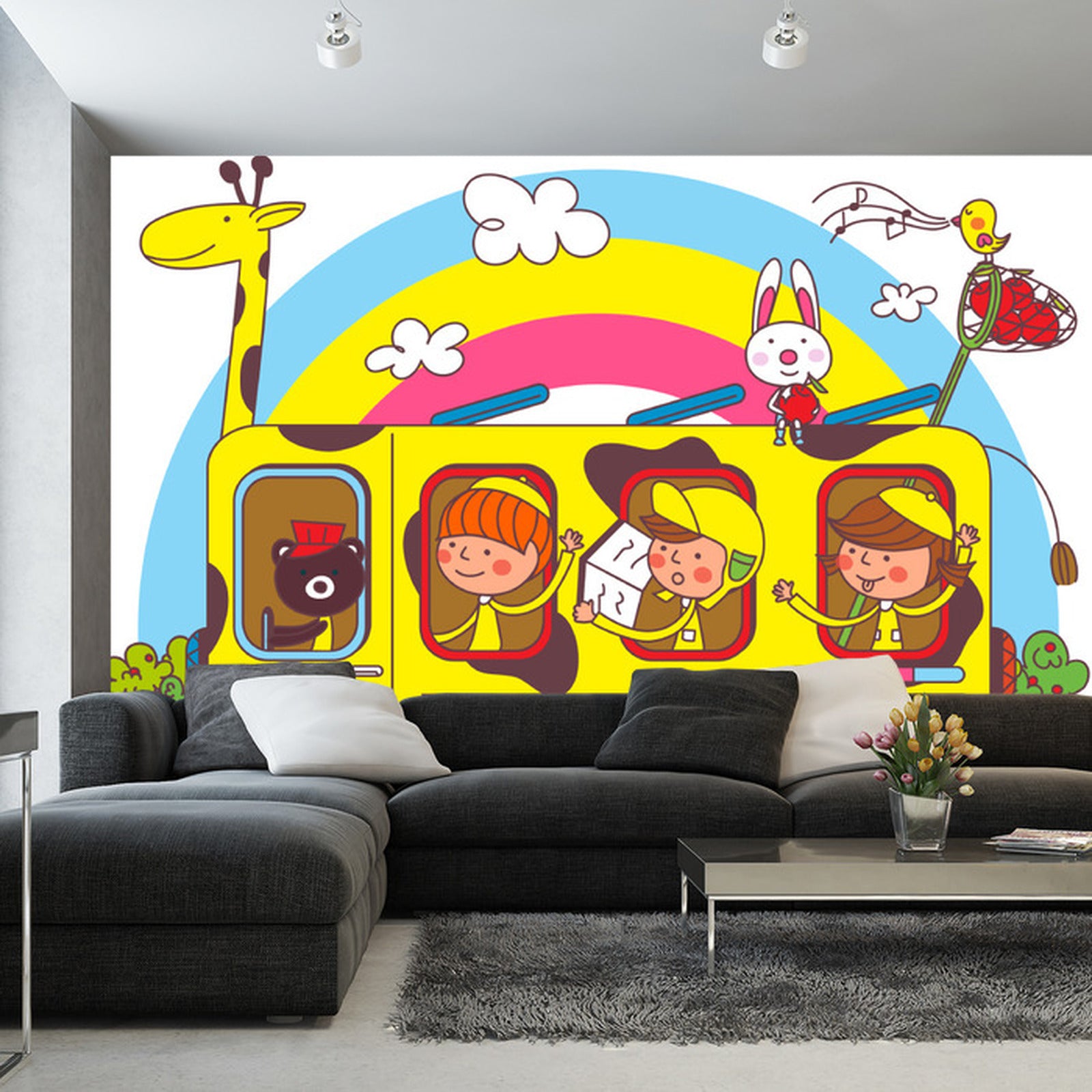 Fototapet For Barn - Skoletur