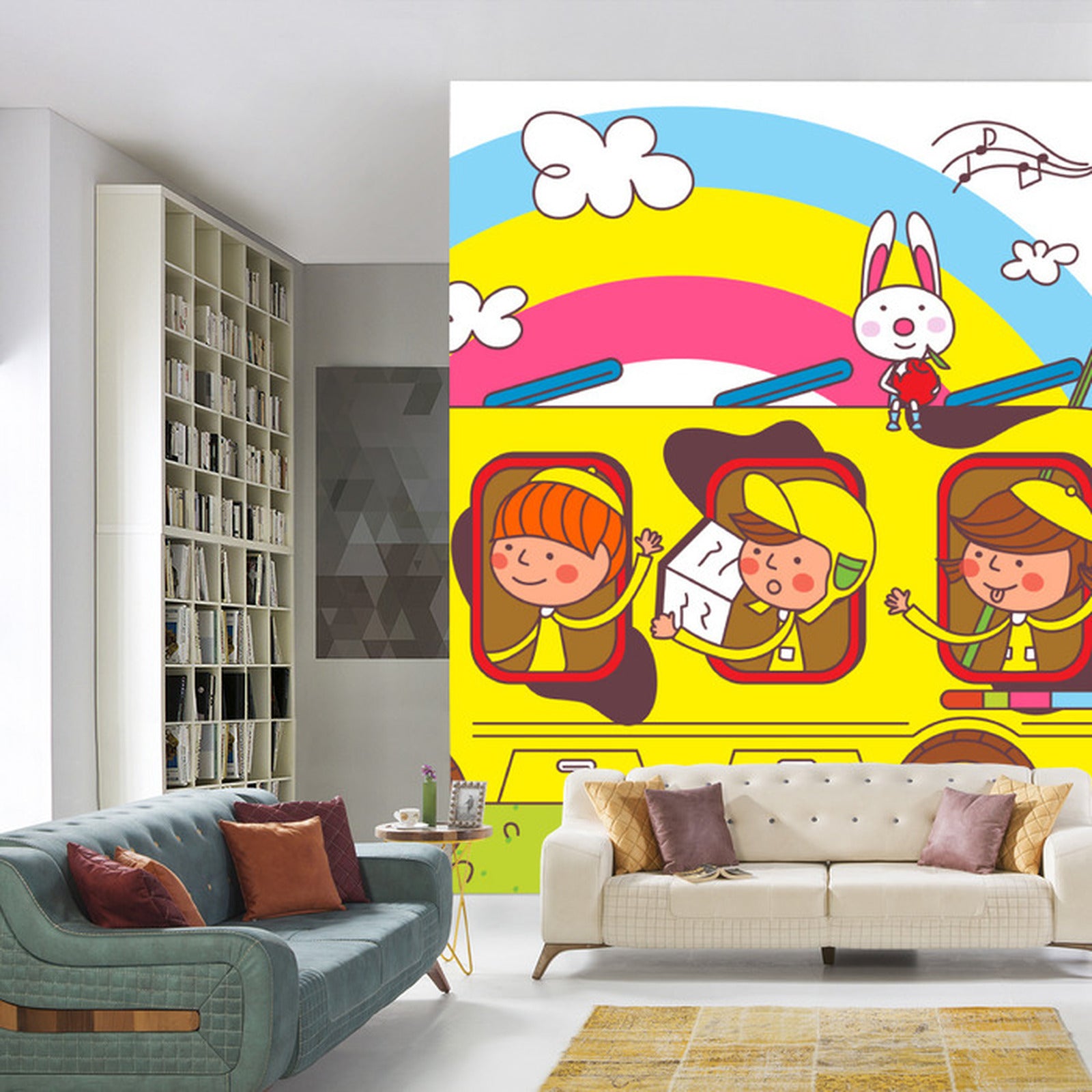 Fototapet For Barn - Skoletur