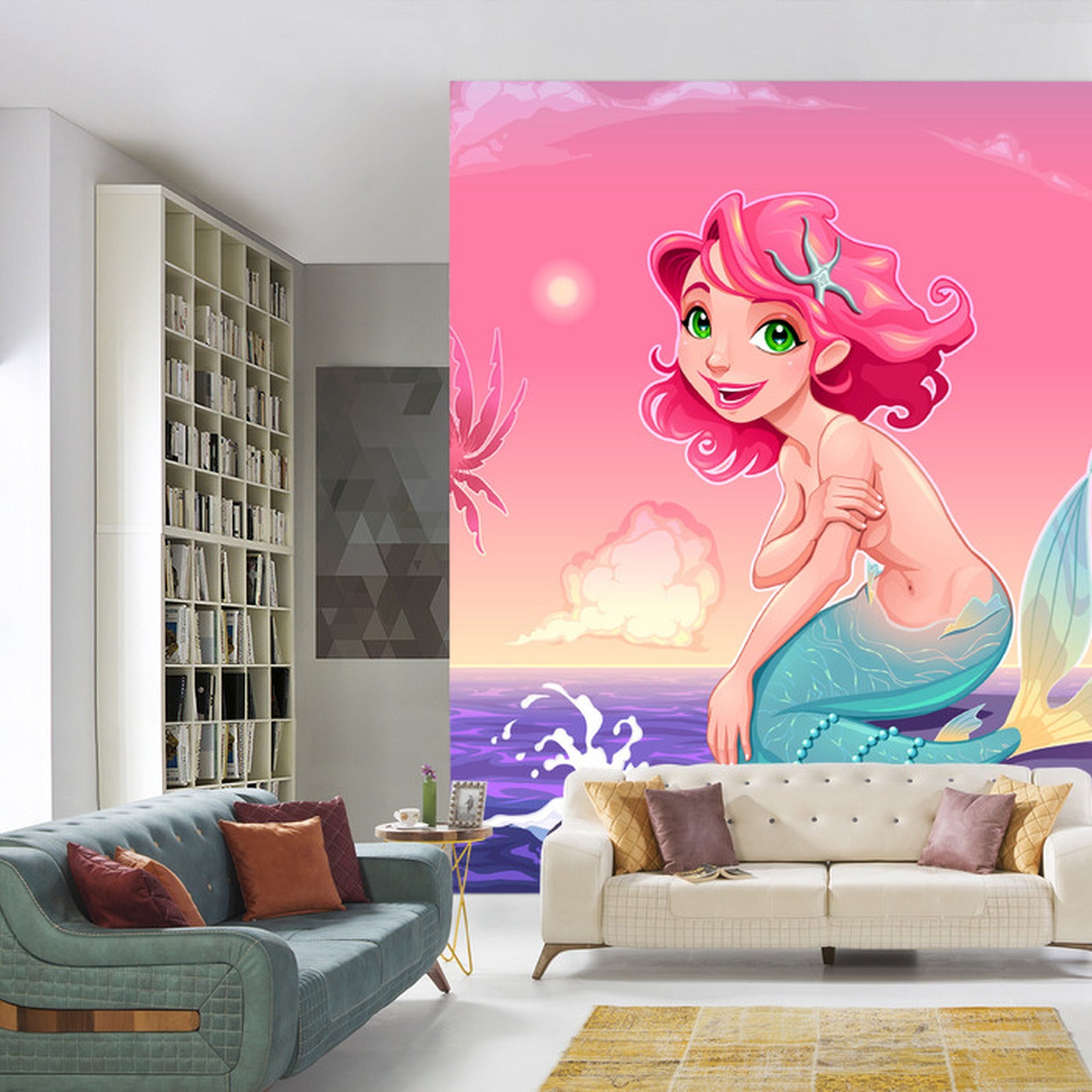 Fototapet For Barn - Morsom Sirene