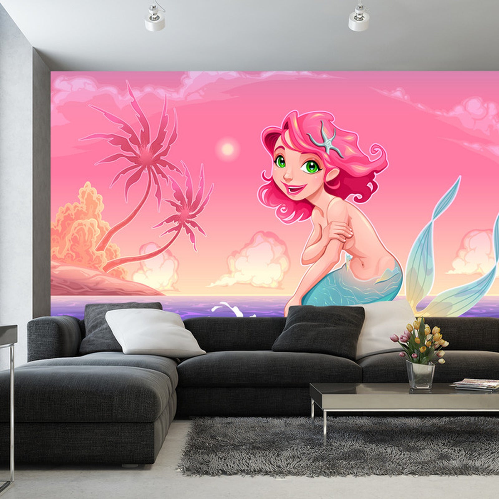 Fototapet For Barn - Morsom Sirene