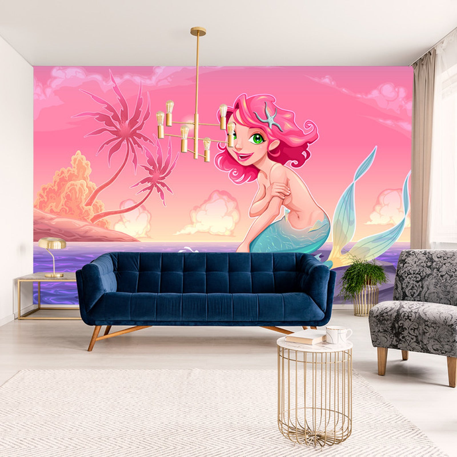 Fototapet For Barn - Morsom Sirene