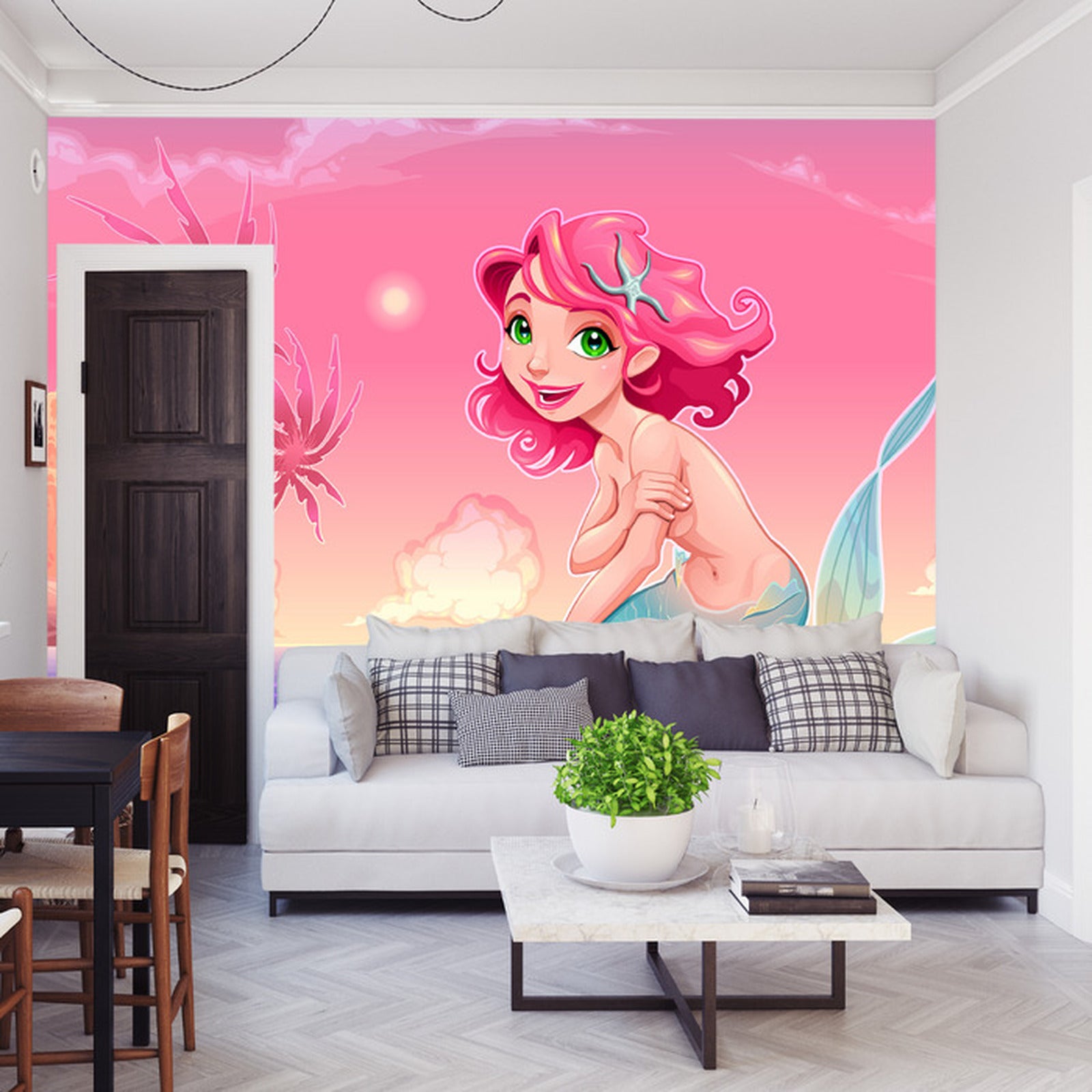 Fototapet For Barn - Morsom Sirene