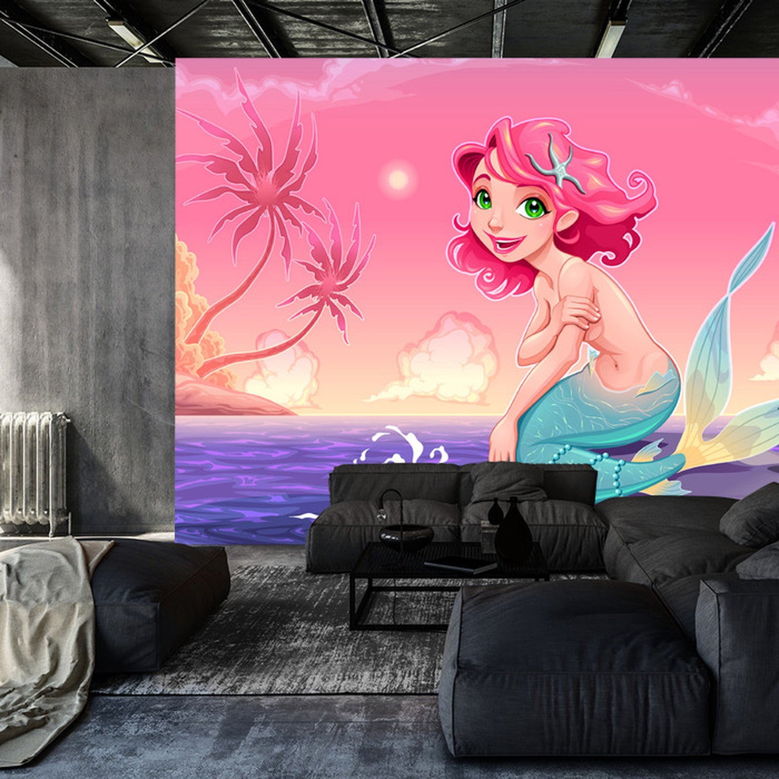 Fototapet For Barn - Morsom Sirene