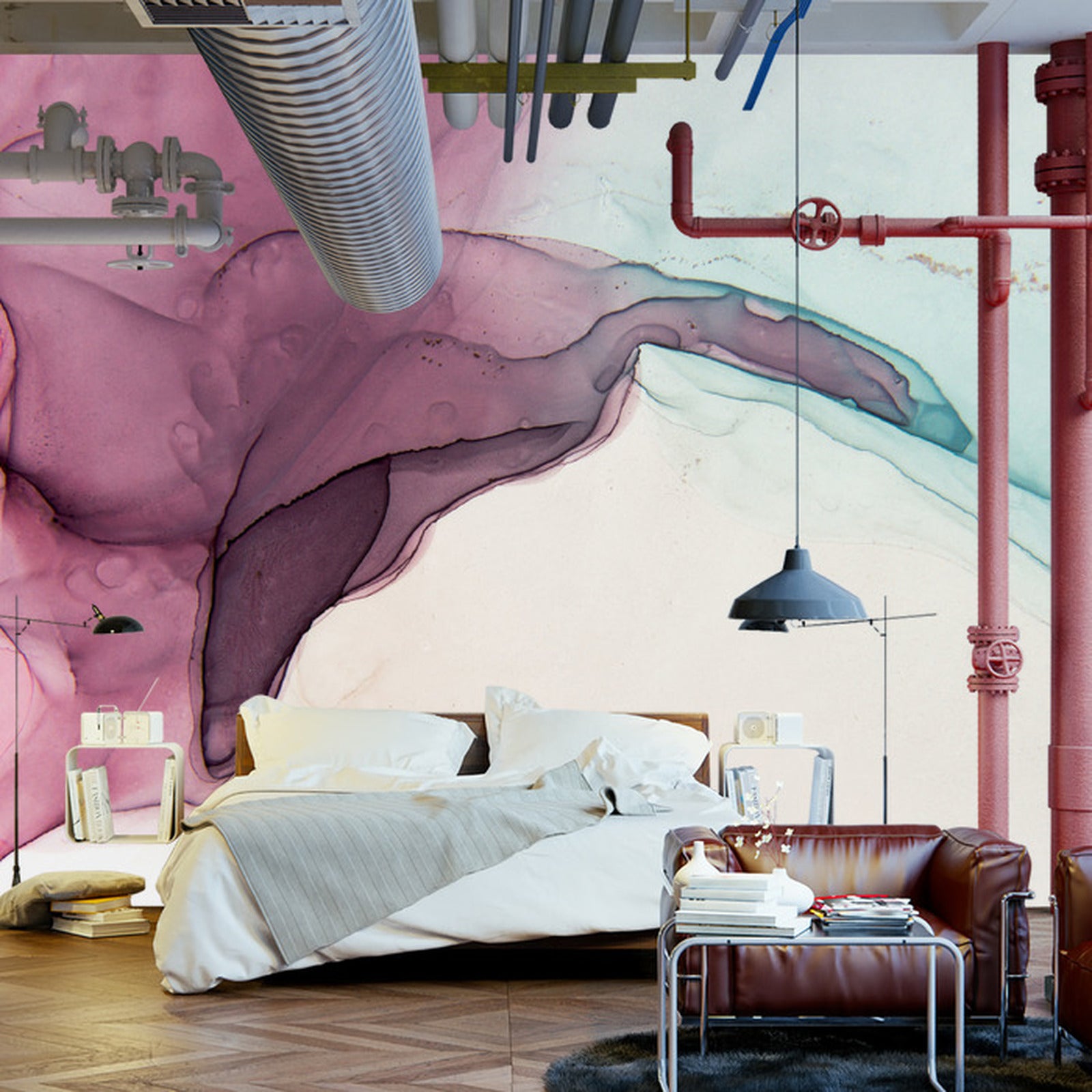 Fototapet Marmor Virvler