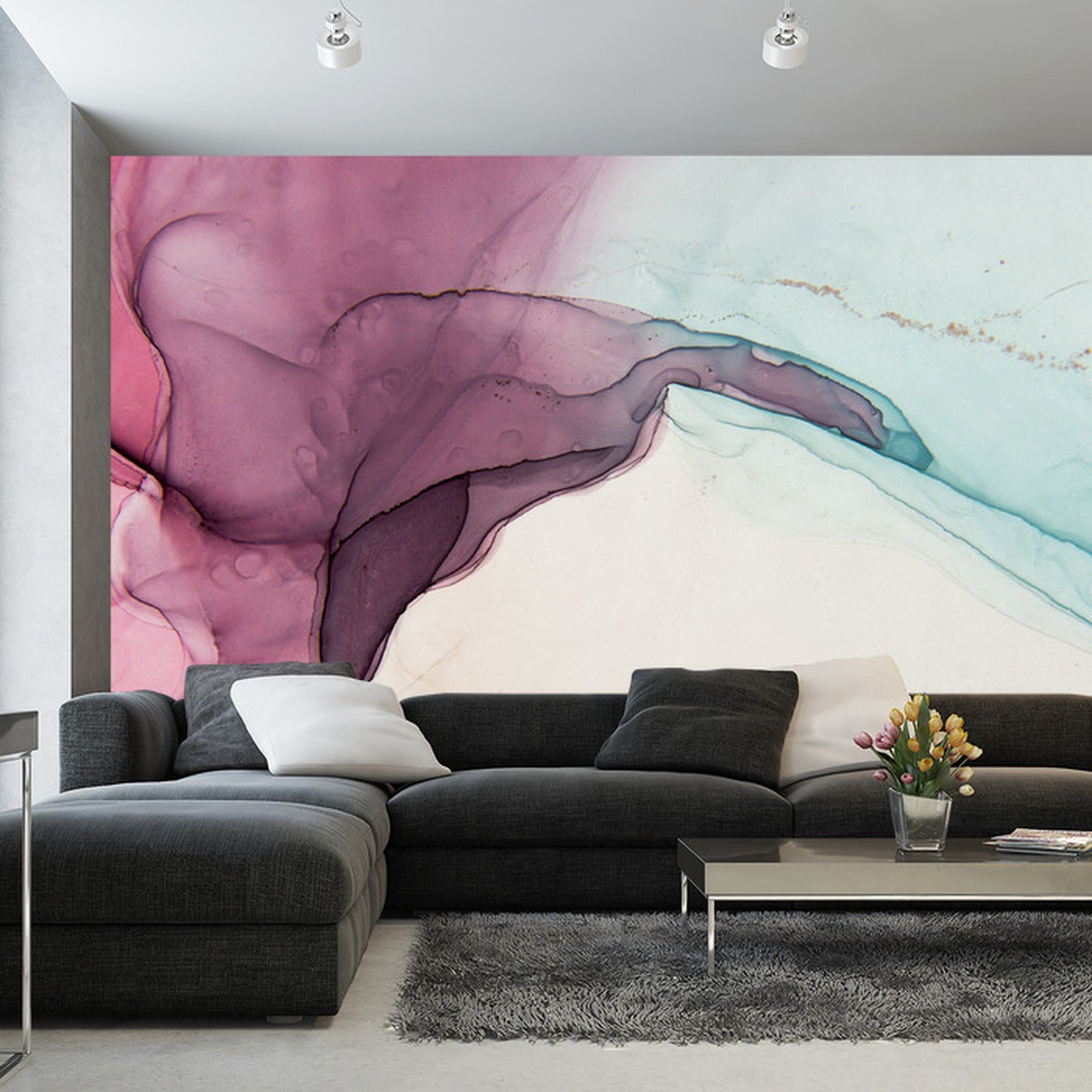 Fototapet Marmor Virvler