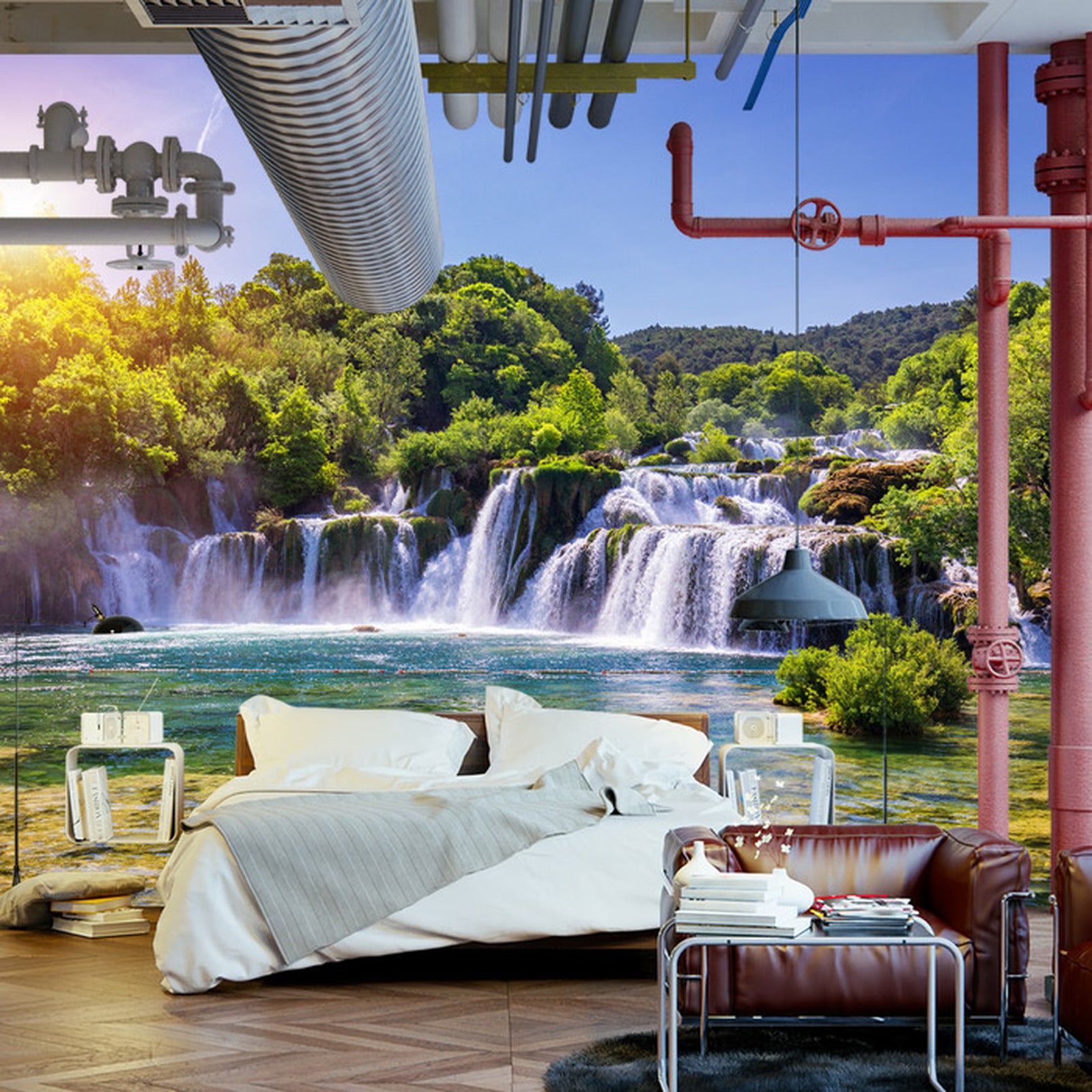 Fototapet Skradinski Bøkefossen, Kroatia