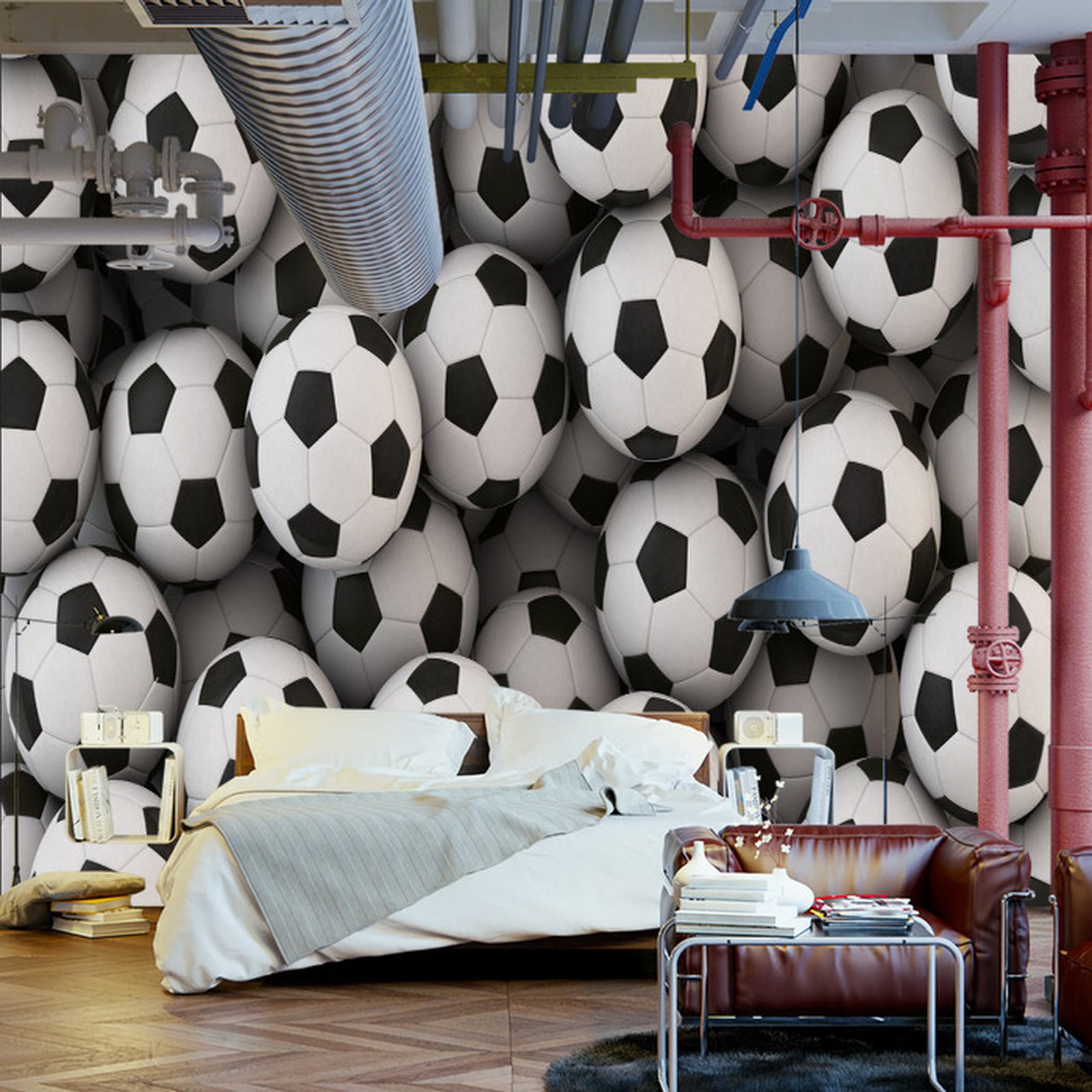 Fototapet Sportsfotball