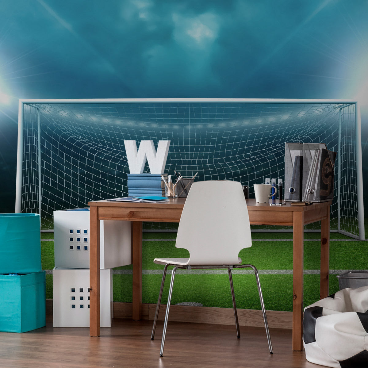 Fototapet Fotball 3D-Bane